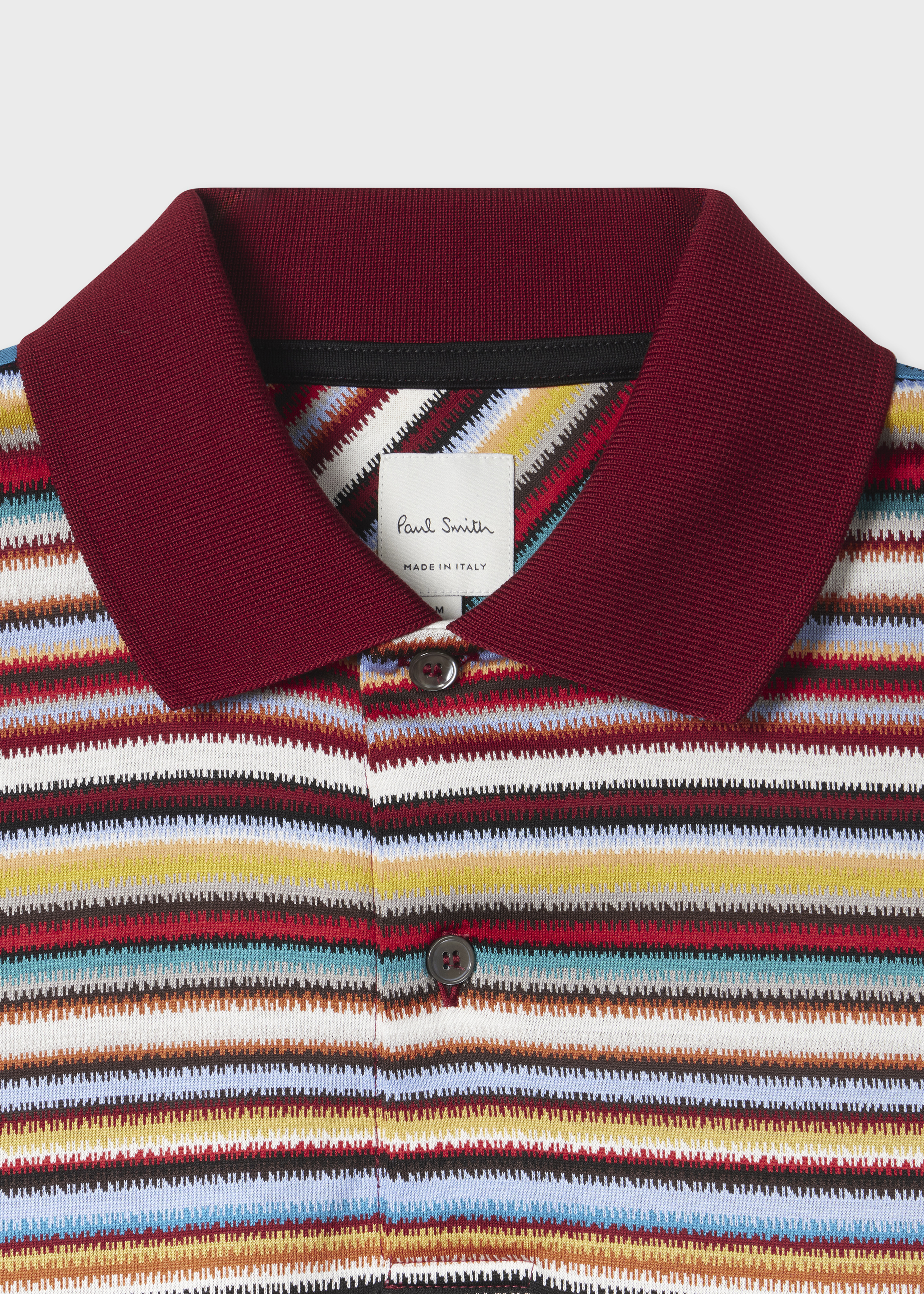 Noisy 'Signature Stripe' Cotton Polo Shirt - 2