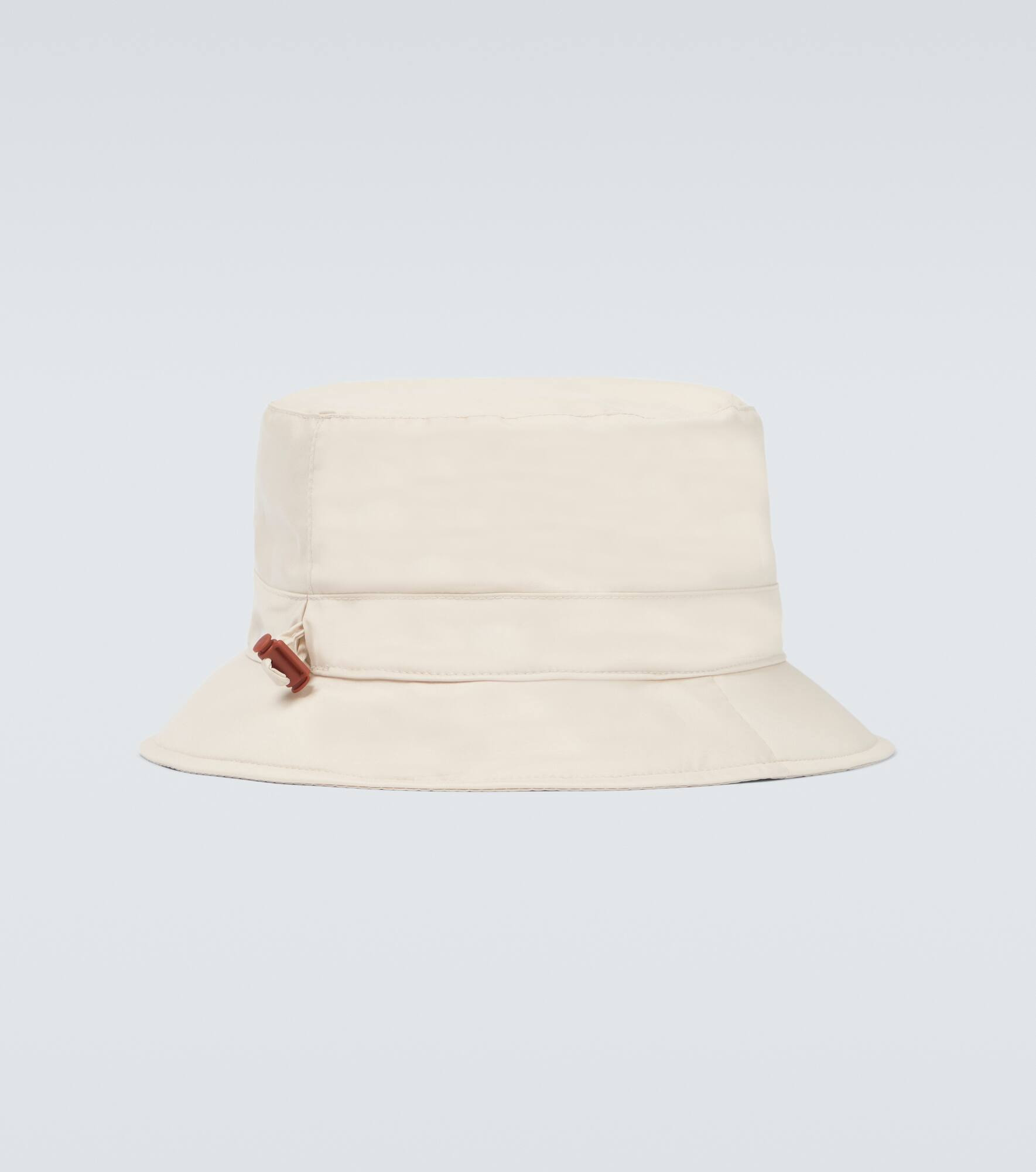 Drawstring bucket hat - 4