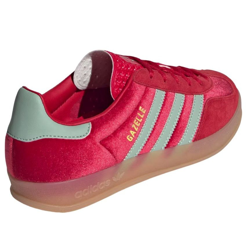 (WMNS) adidas Gazelle Indoor 'Better Scarlet Hazy Green' IG6786 - 4