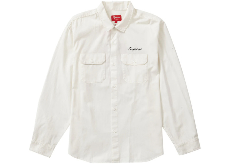 Supreme Supreme Mary Work Shirt White outlook