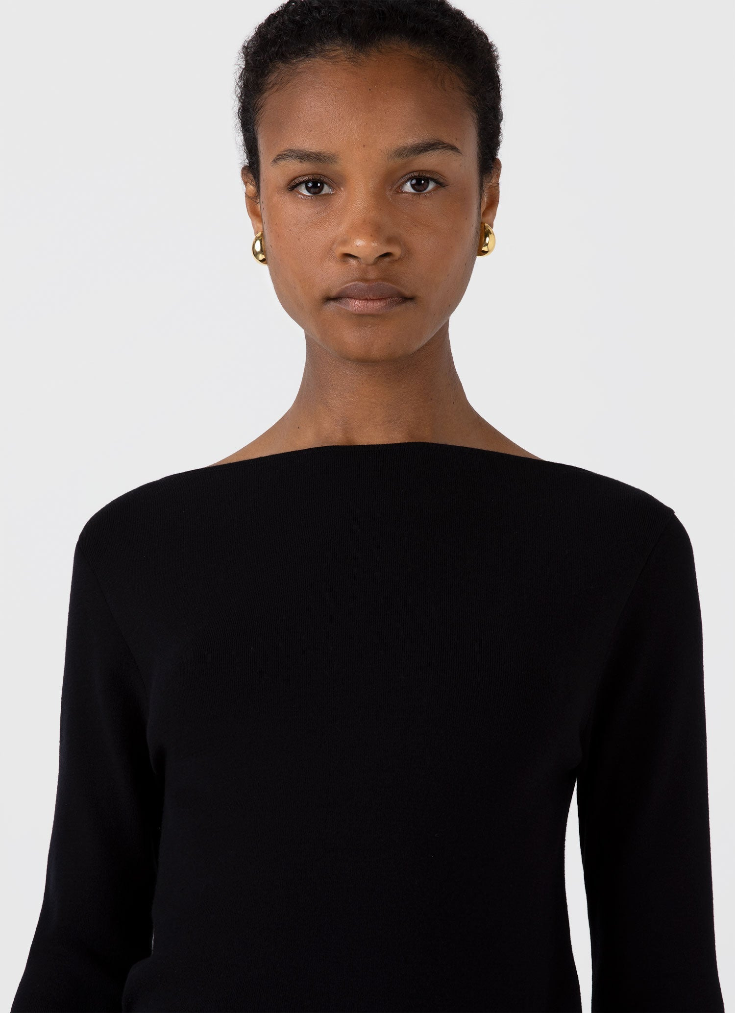 Viscose Slash Neck Top - 4