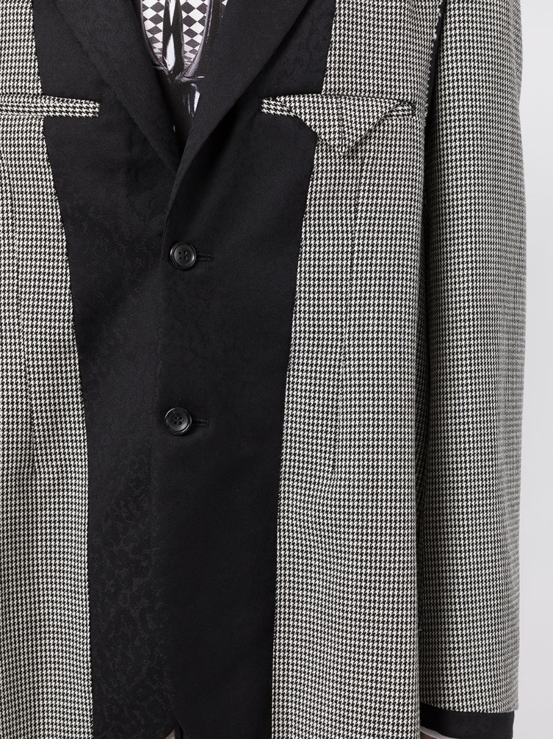 panelled single-breasted blazer 5