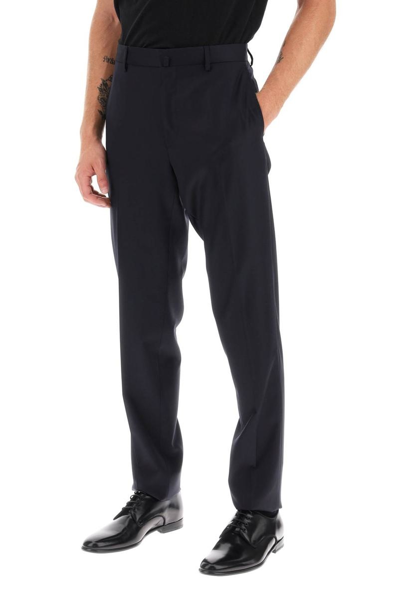 Lanvin CIGARETTE PANTS IN LIGHT WOOL - 4