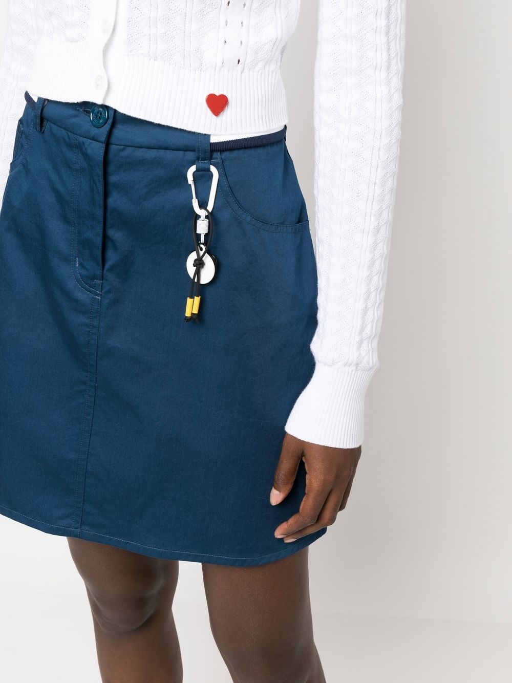 denim mini skirt - 5