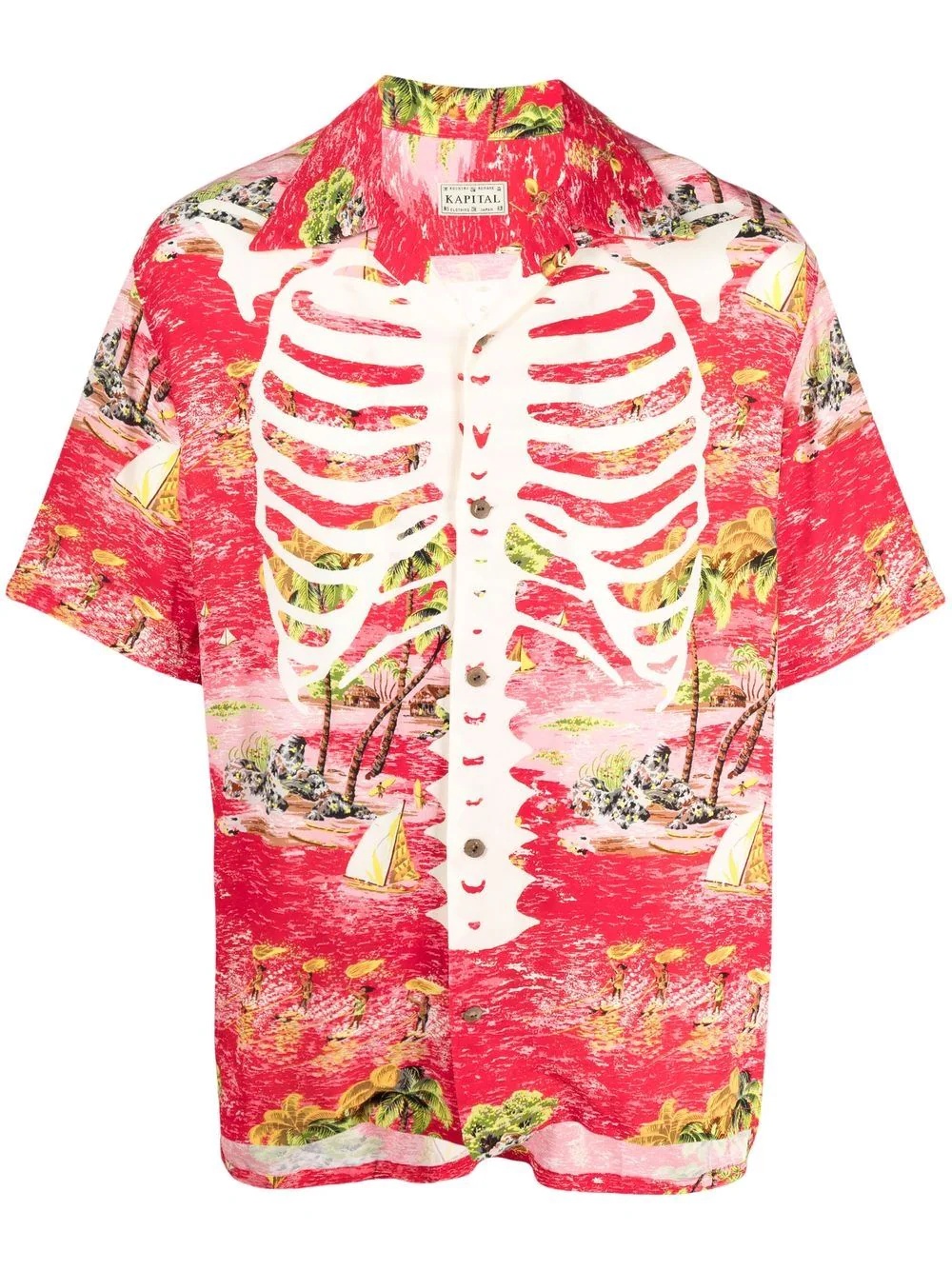 graphic print short-sleeve shirt - 1