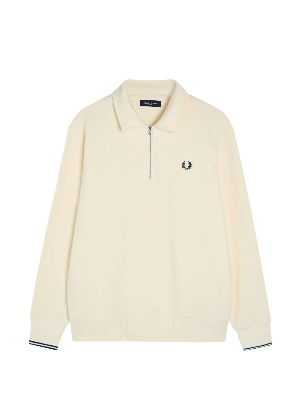 half-zip long-sleeve sweatshirt - 1