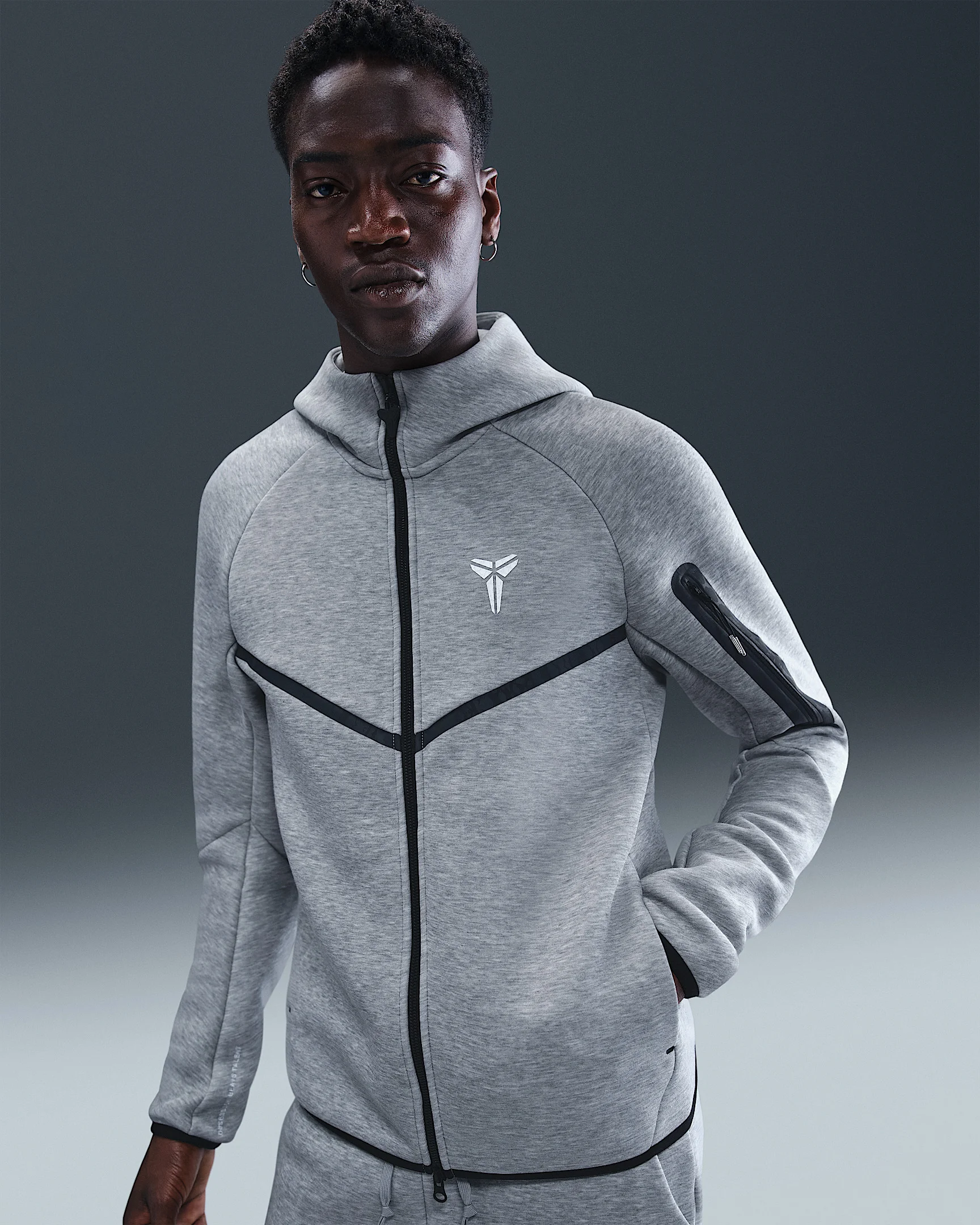 Kobe Men's Tech Fleece Full-Zip Windrunner Jacket - 1