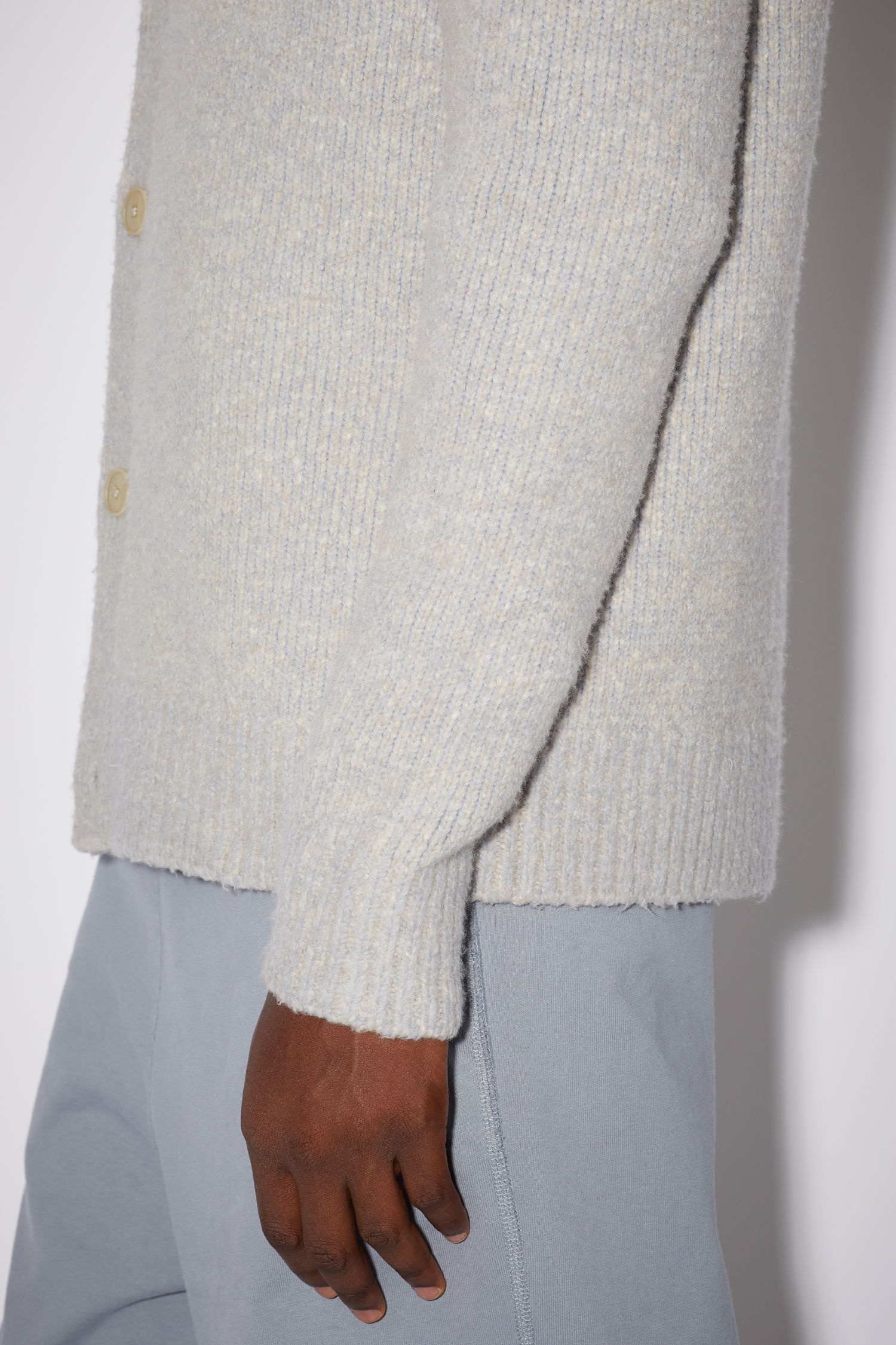 Cardigan sweater - Steel blue - 5