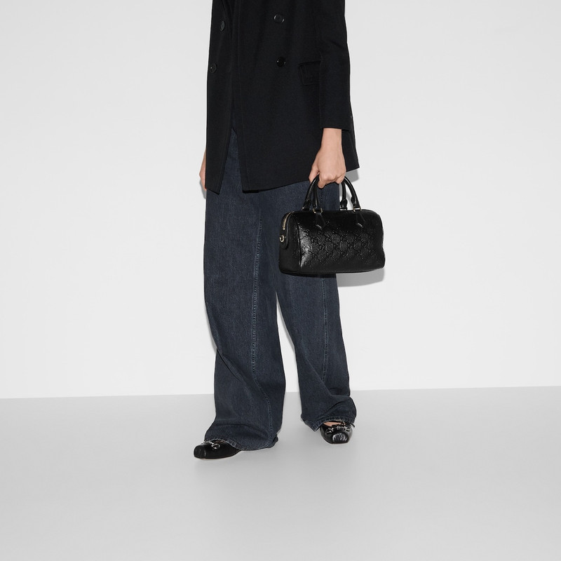 GG Emblem small top handle bag 3