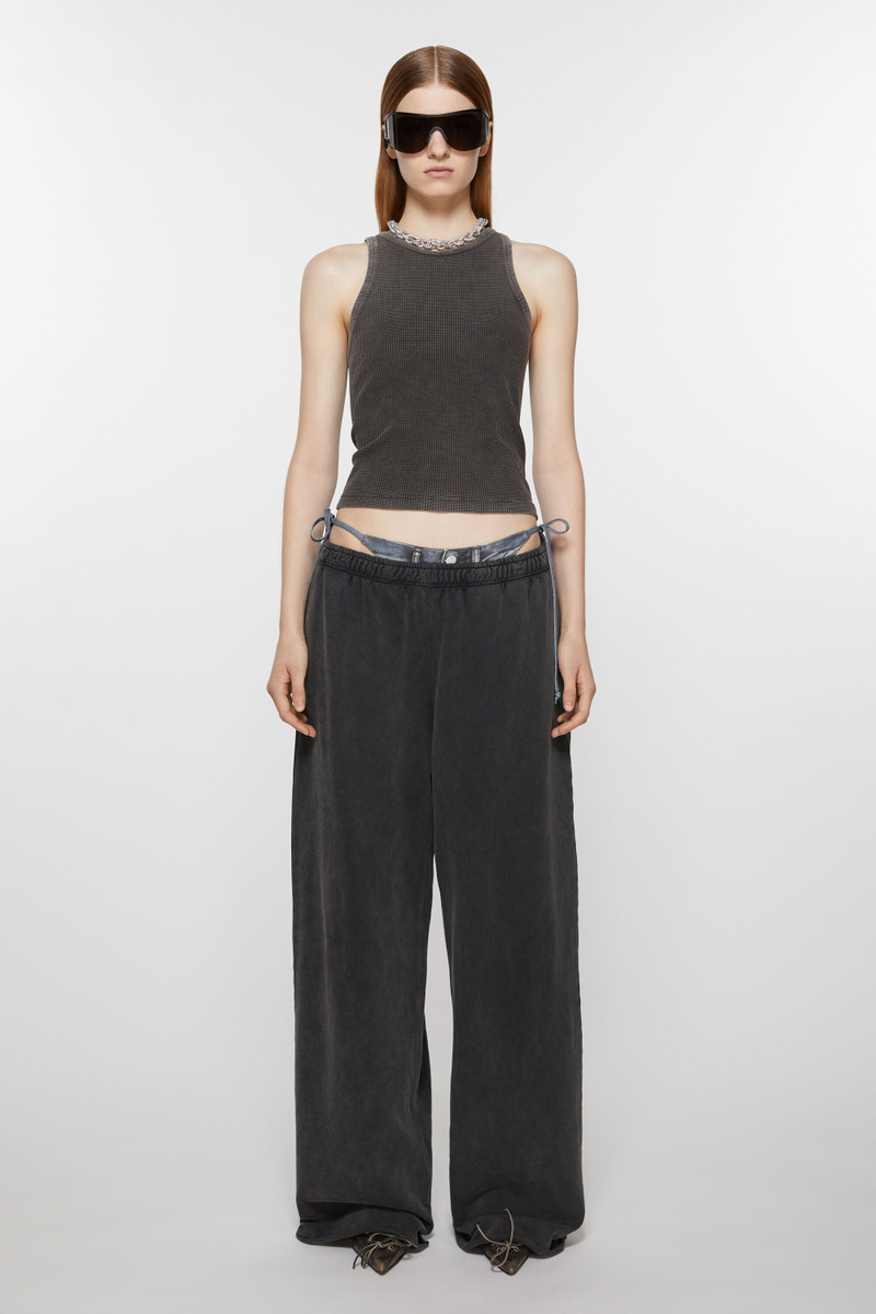 Acne Studios Sweatpants - Faded black outlook