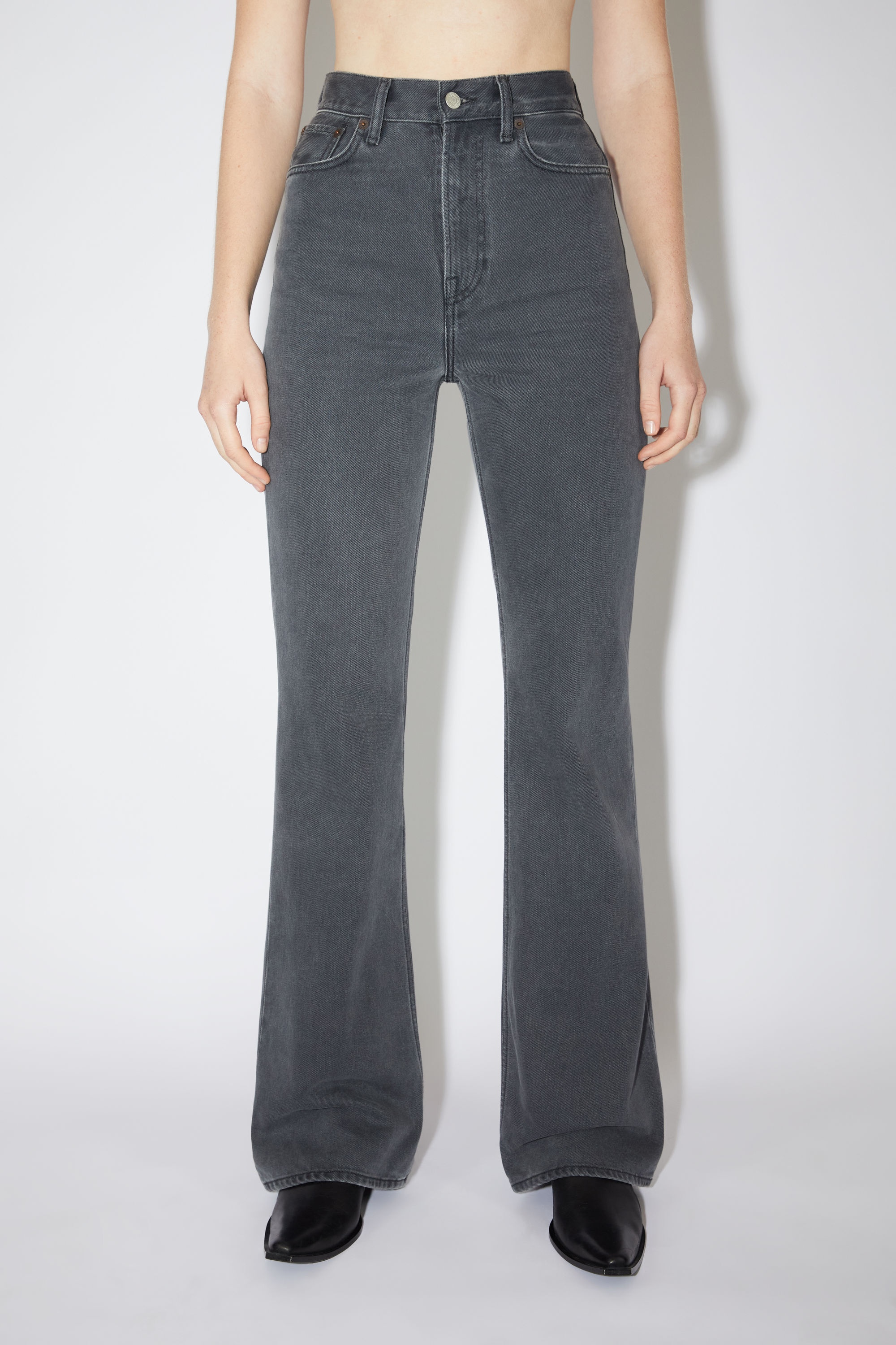 Bootcut fit jeans - Dark grey - 2