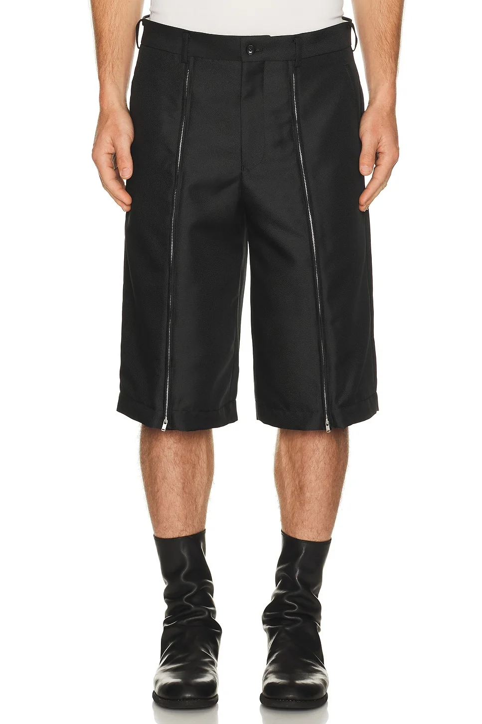 Double Zipper Shorts - 1