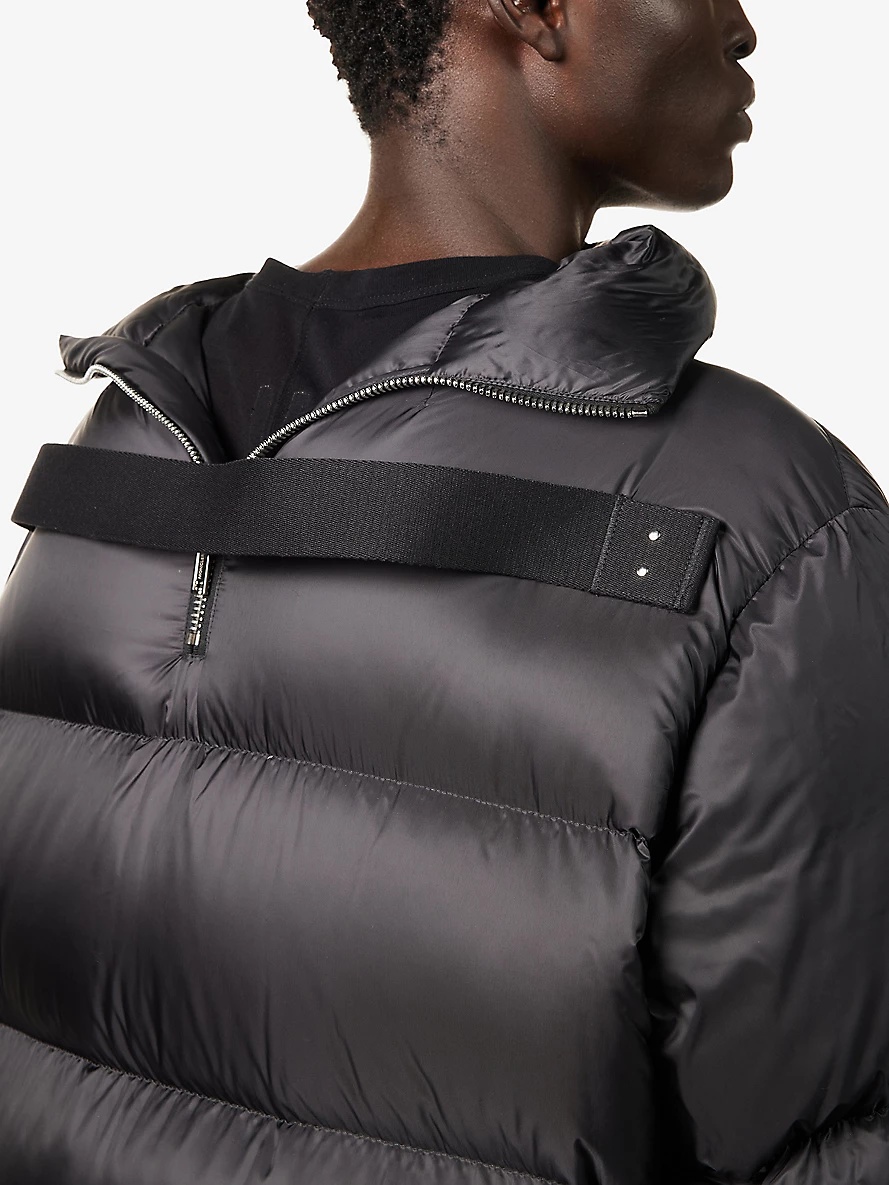 Rick Owens x Moncler Cyclopic relaxed-fit shell-down coat - 5