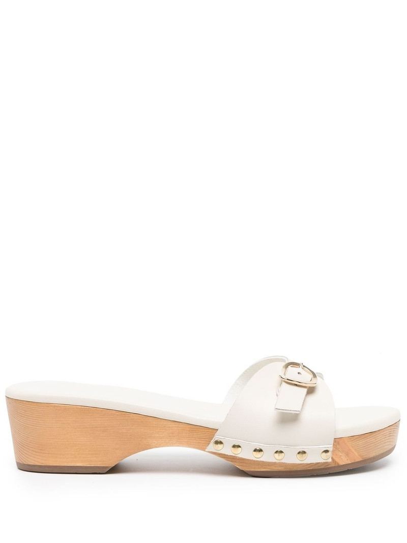 Eco Nappa clog sliders 1