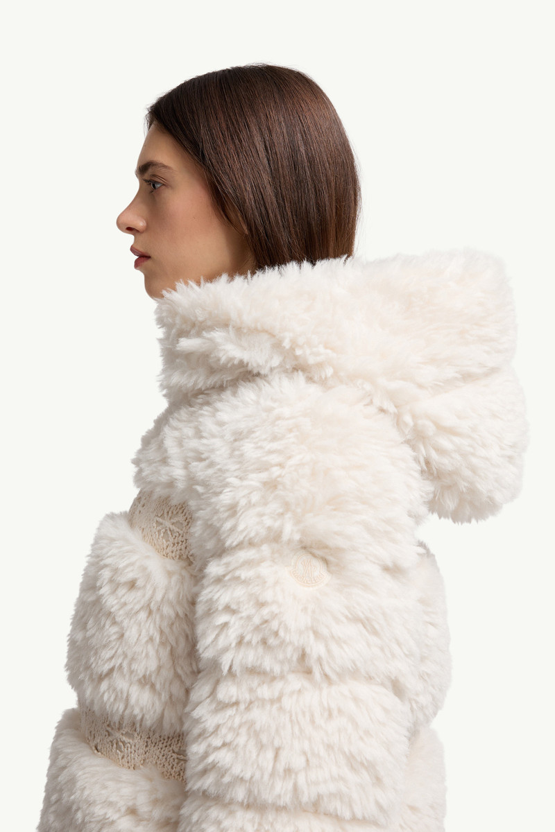 Verie Teddy Hooded Short Down Jacket 4