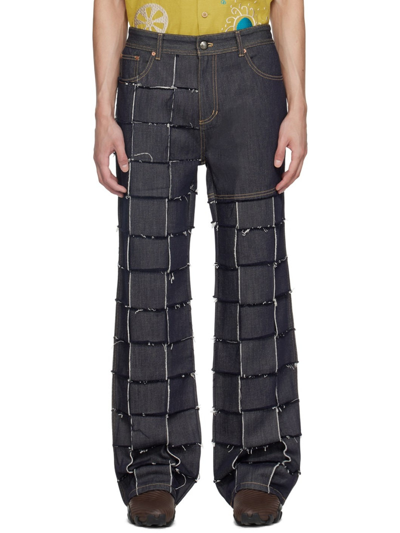 Indigo New Patchwork Jeans 1