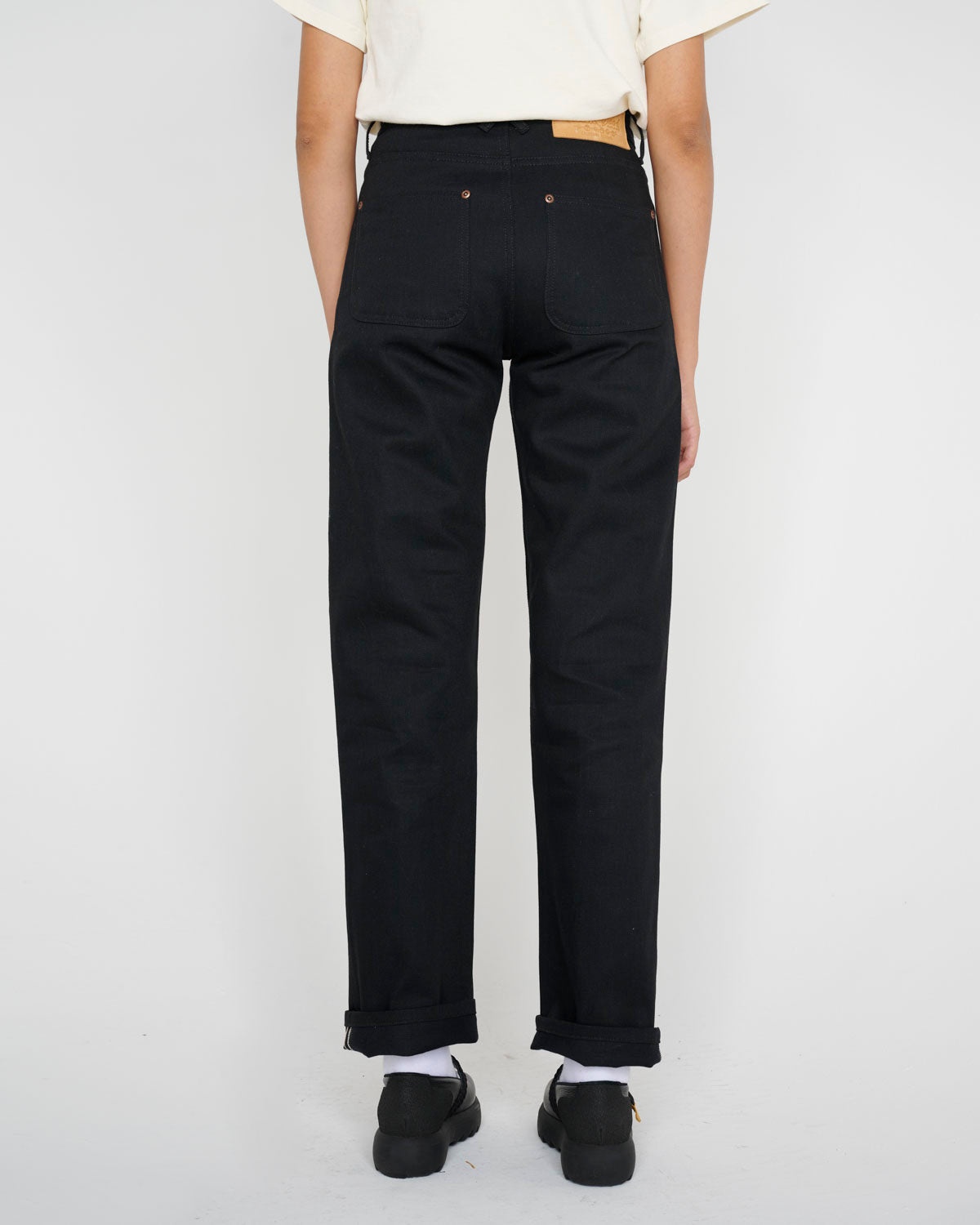 Type 01 13.2oz Selvedge Denim - Solid Black - 11