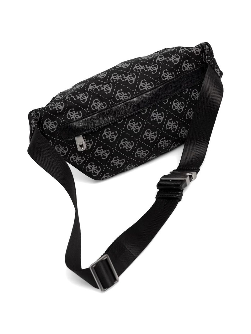 GUESS USA monogram-print logo-patch belt bag outlook