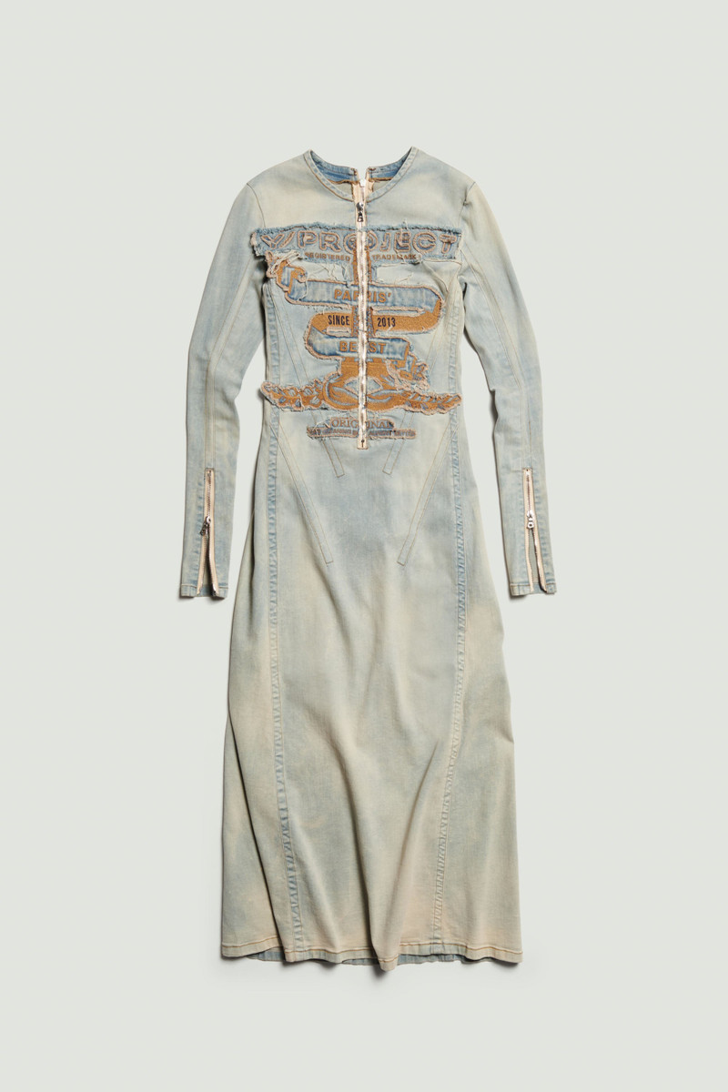 Paris' Best Denim Maxi Dress 1