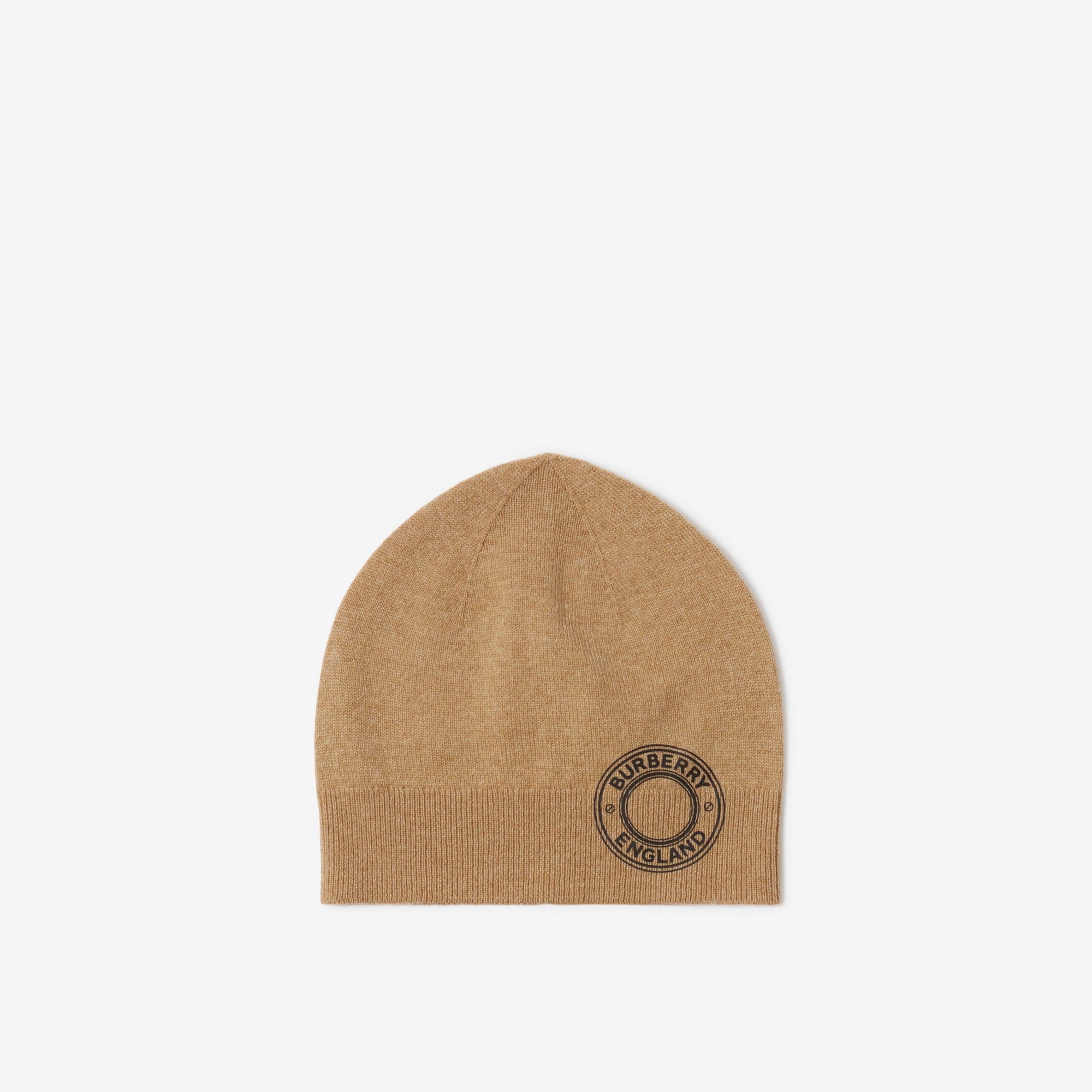 Logo Graphic Cashmere Blend Beanie - 1