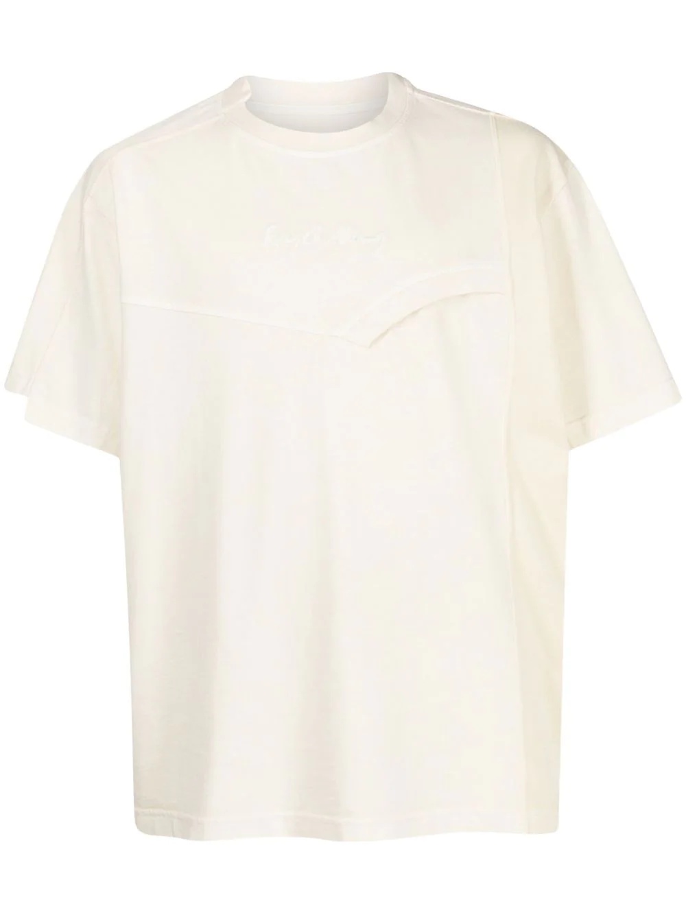 layered short-sleeved T-shirt - 1