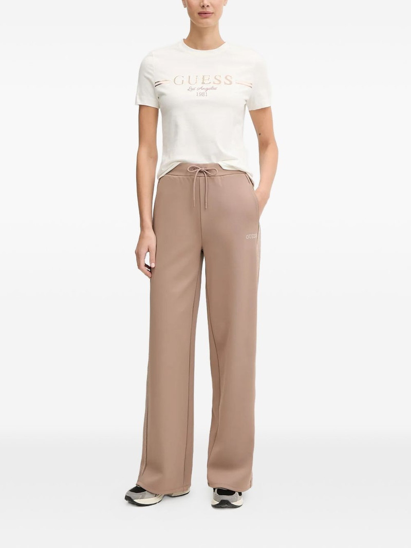 GUESS USA drawstring embellished trousers outlook