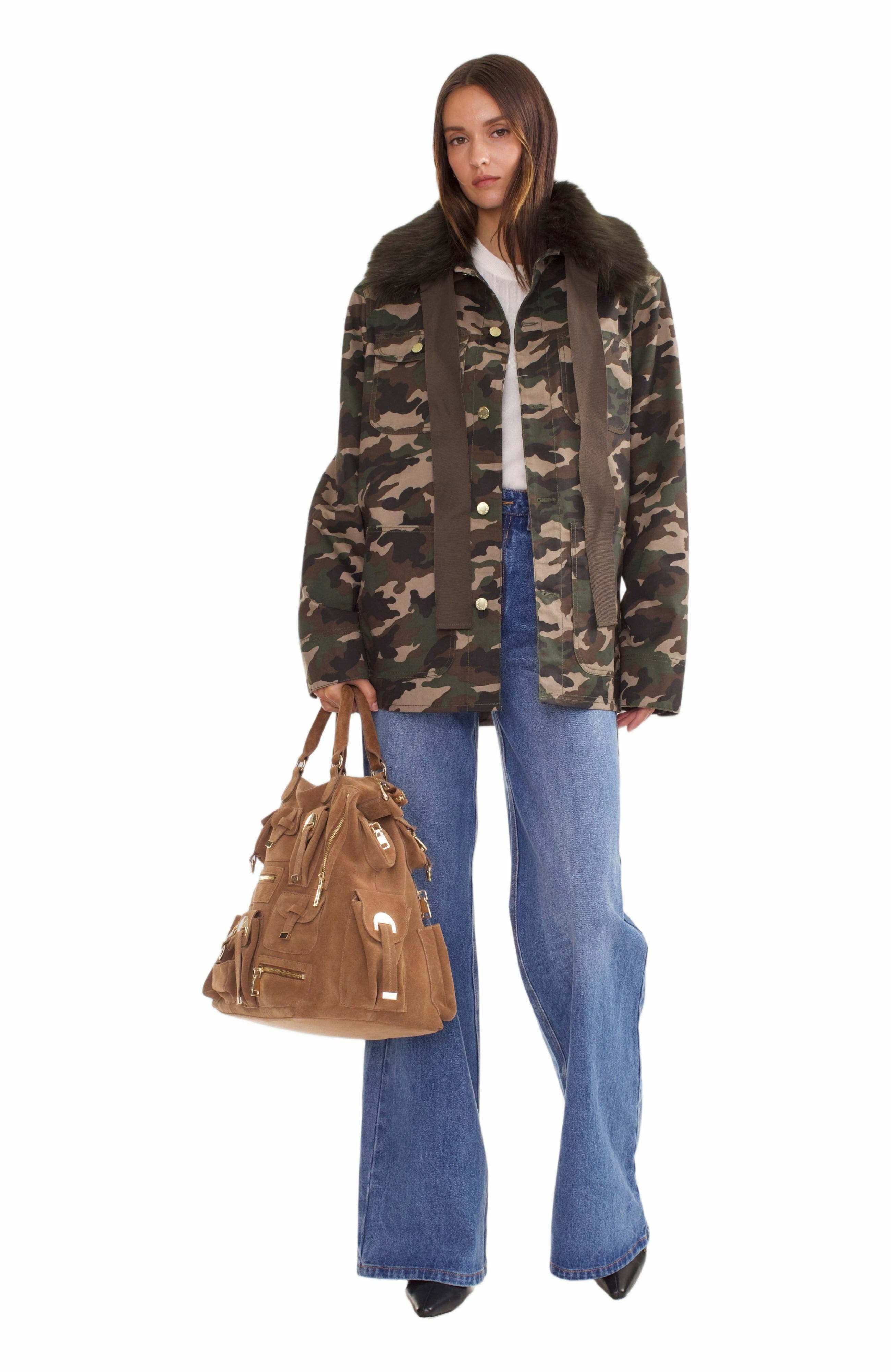 Cynthia Rowley Outward Bound Jacket in Green Camo at Nordstrom - 1