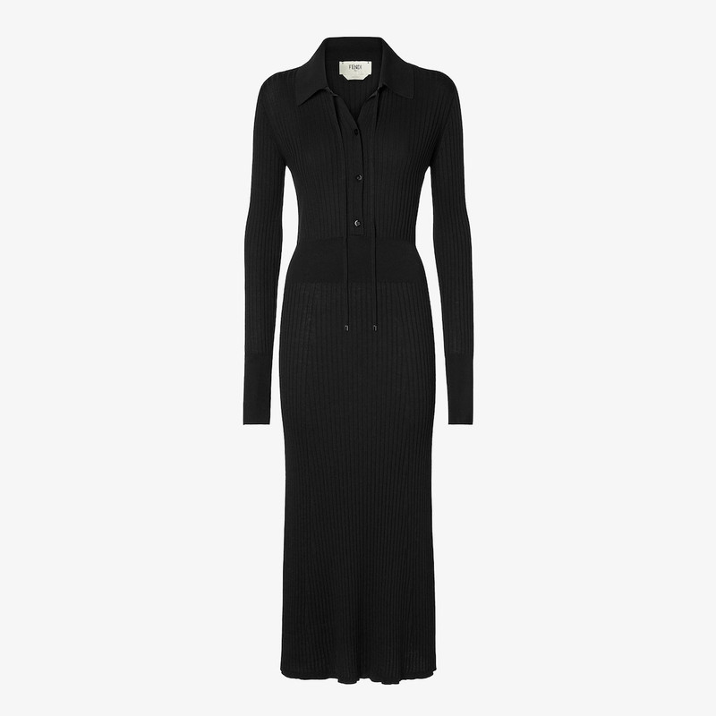 Dress Black wool dress 1