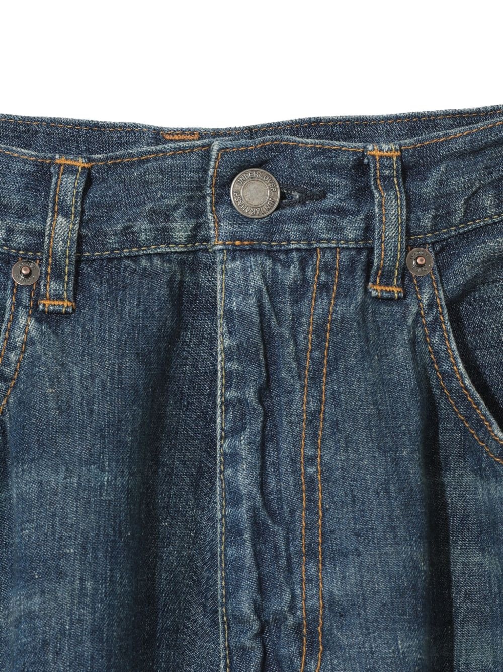 linen straight-leg jeans - 3