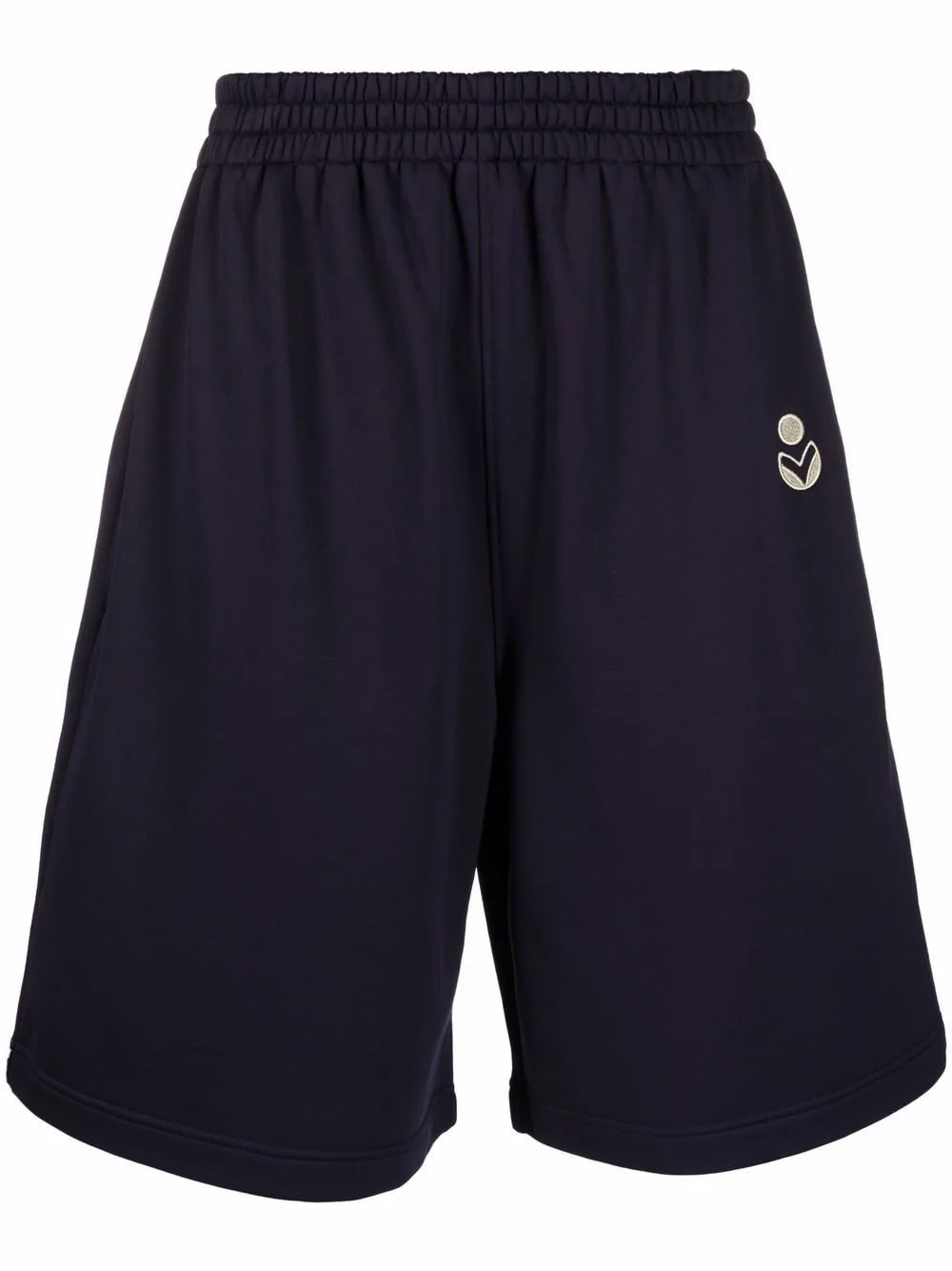 logo-embroidered track shorts - 1