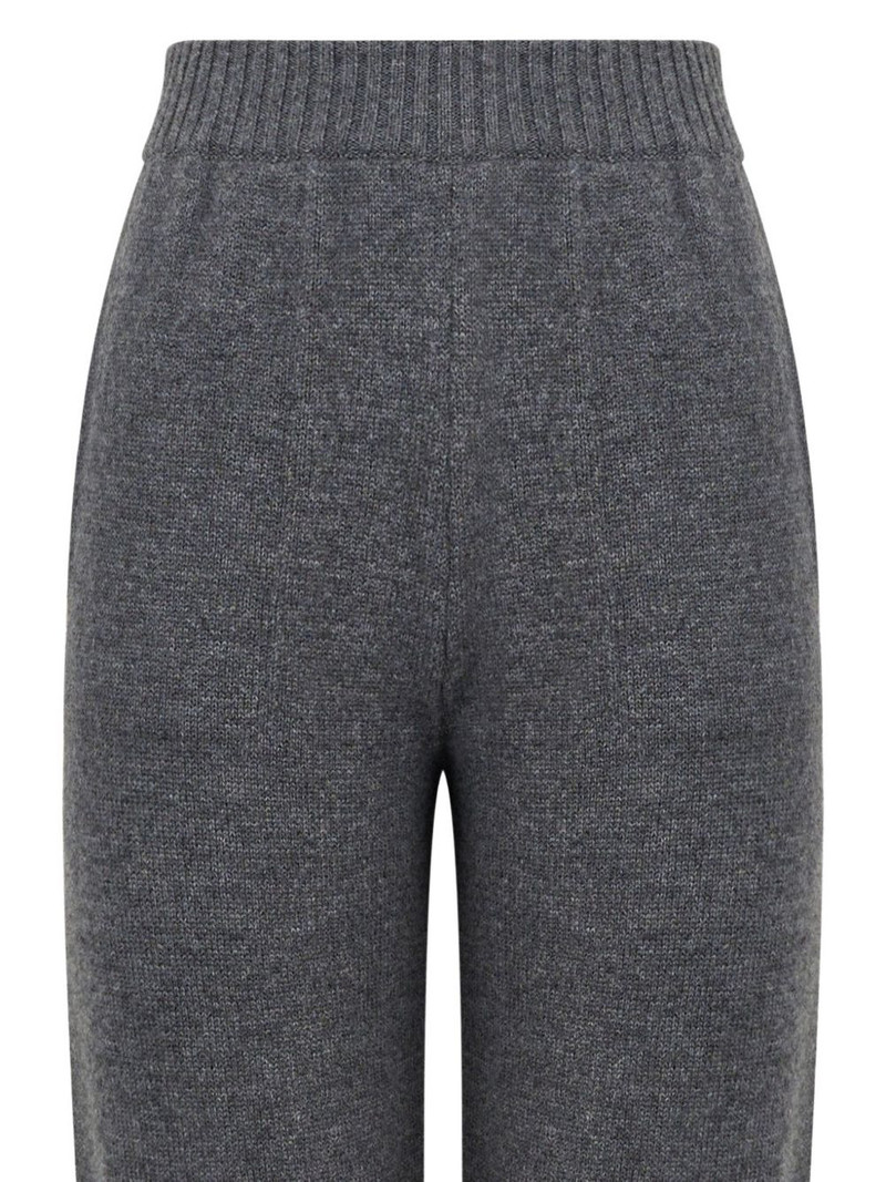 elasticated-waist wool track pants 4