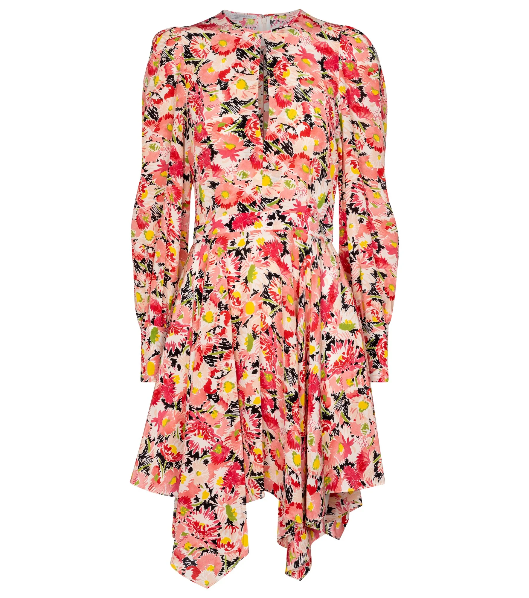 Felicity floral silk minidress - 1