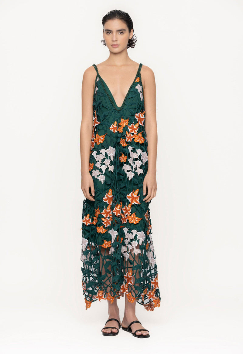 Hierbaluisa Sabanero Nocturno Crochet Maxi Dress 2