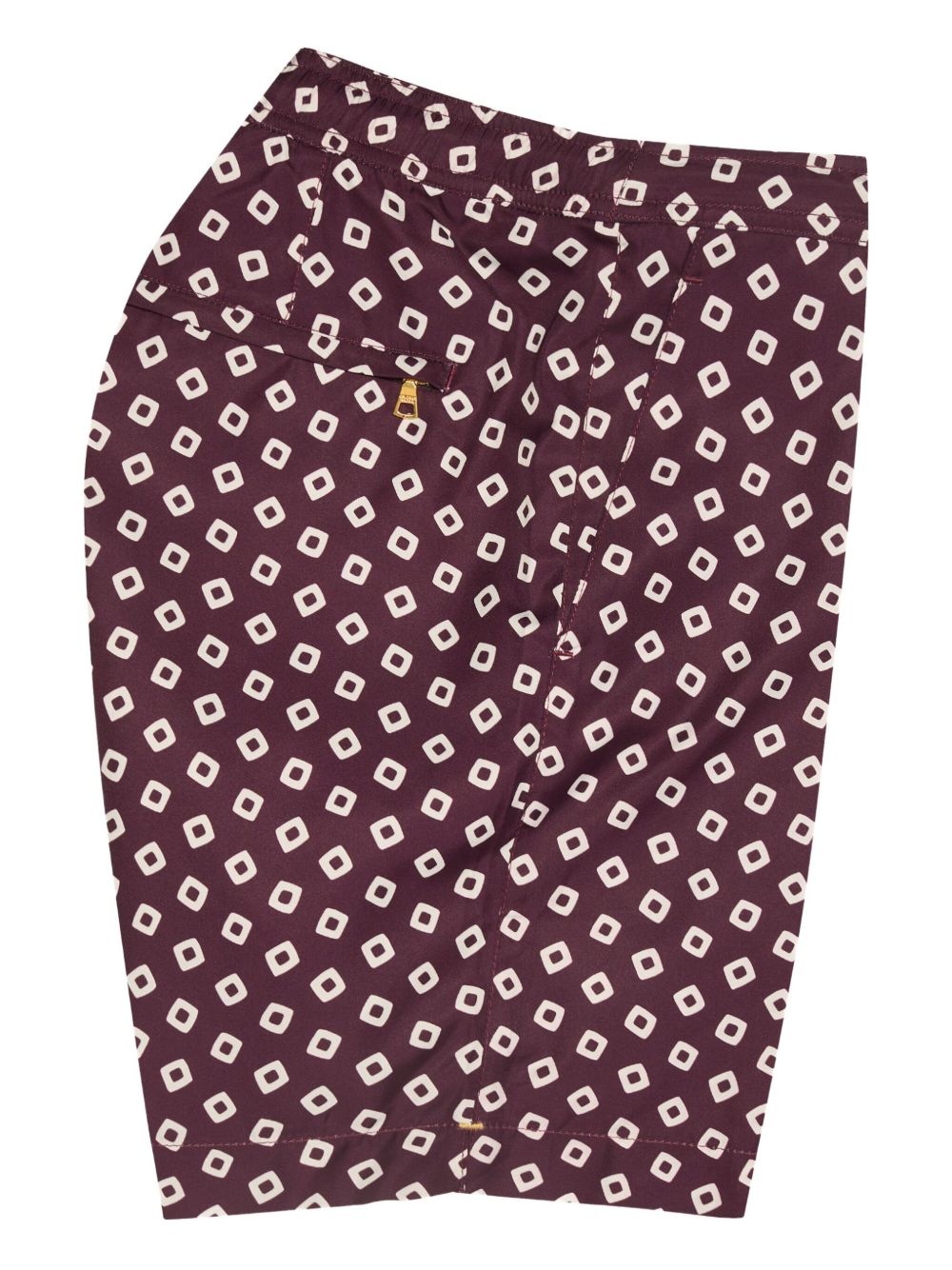 geometric-print swim shorts - 2
