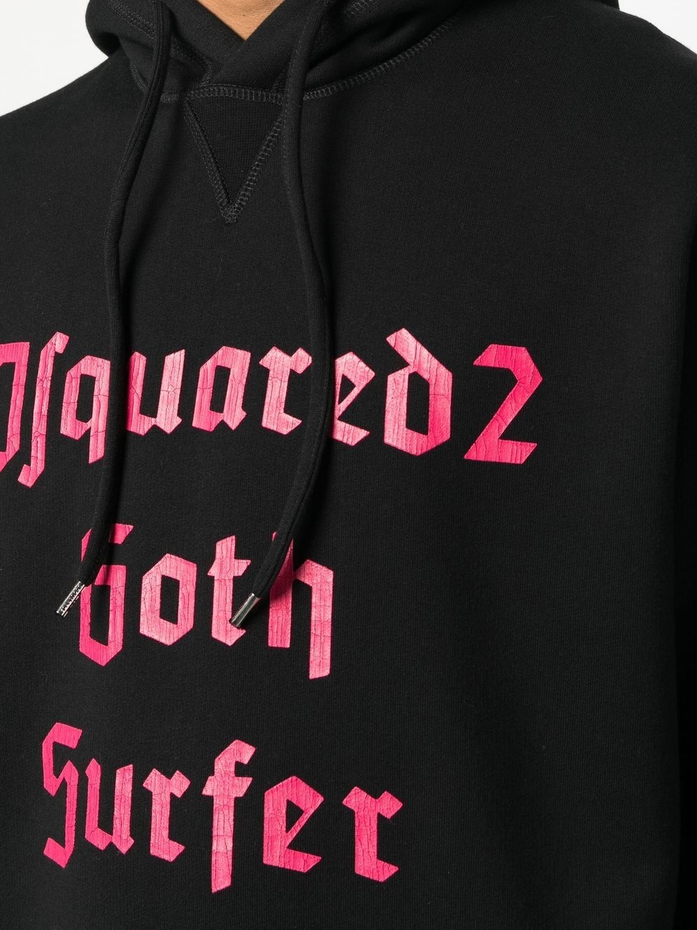slogan-print hoodie - 5