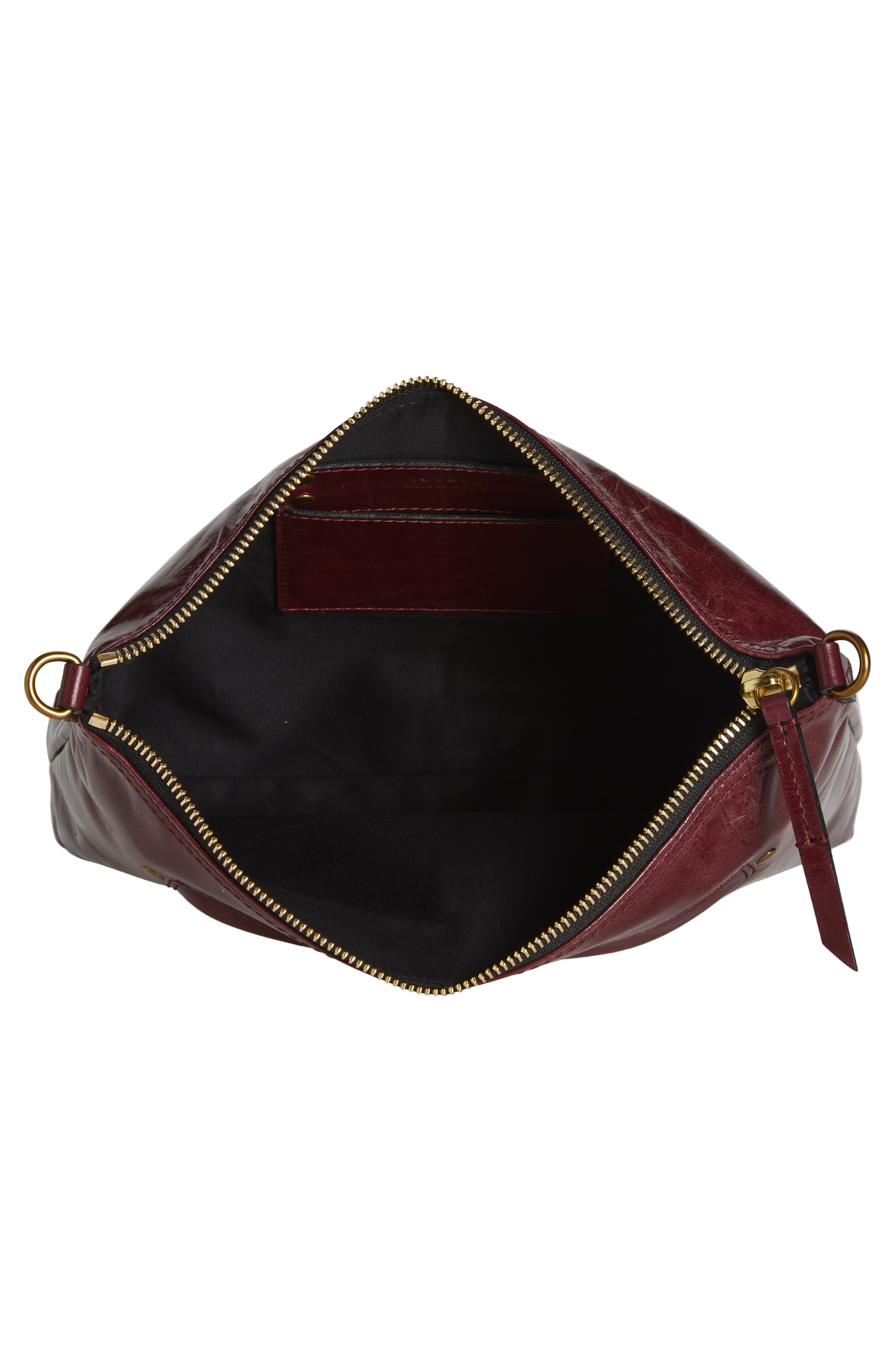 Isabel Marant Nessah Wardy Leather Crossbody Bag in Grapefruit at Nordstrom - 4