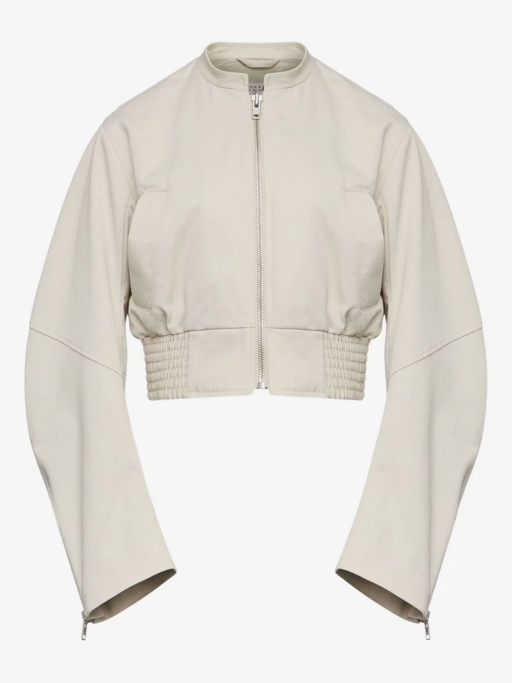cropped bomber jacket - 1