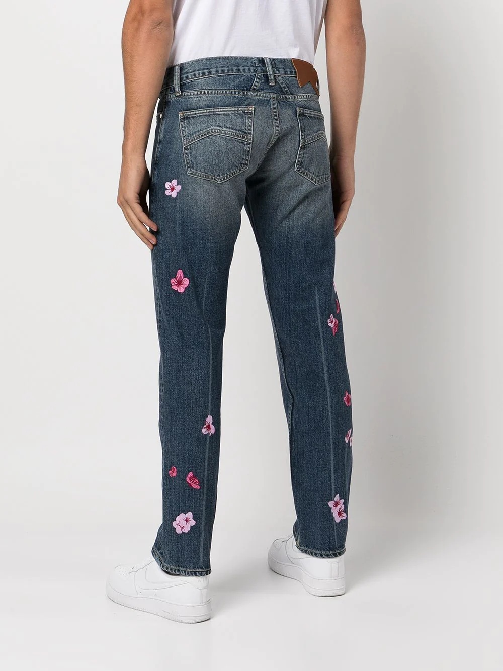 Blossom embroidered jeans - 4