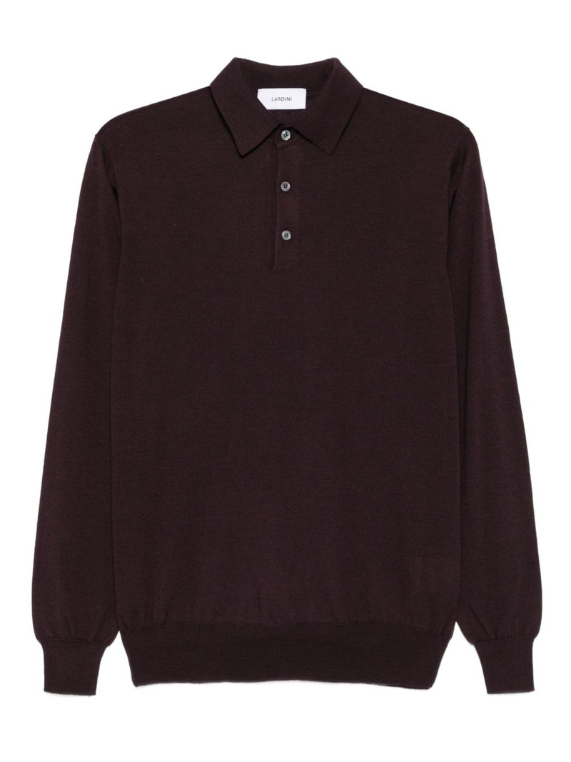long-sleeve button polo shirt 1