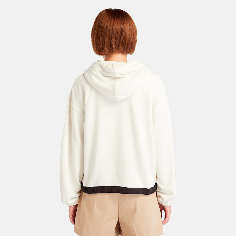 Women's Mixed-Media Hoodie 10