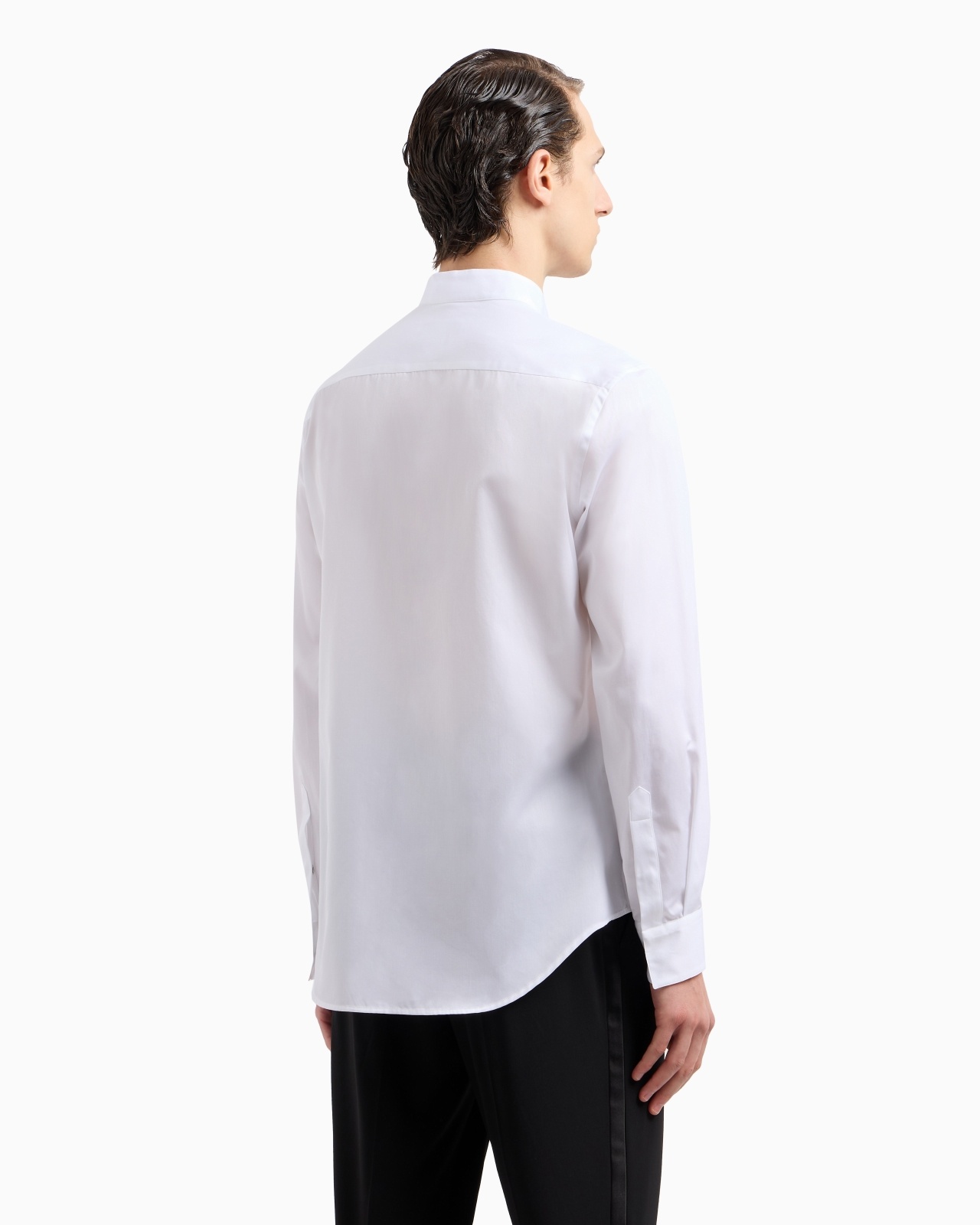 REGULAR-FIT SHIRT IN LUXURY COTTON TWILL - 3