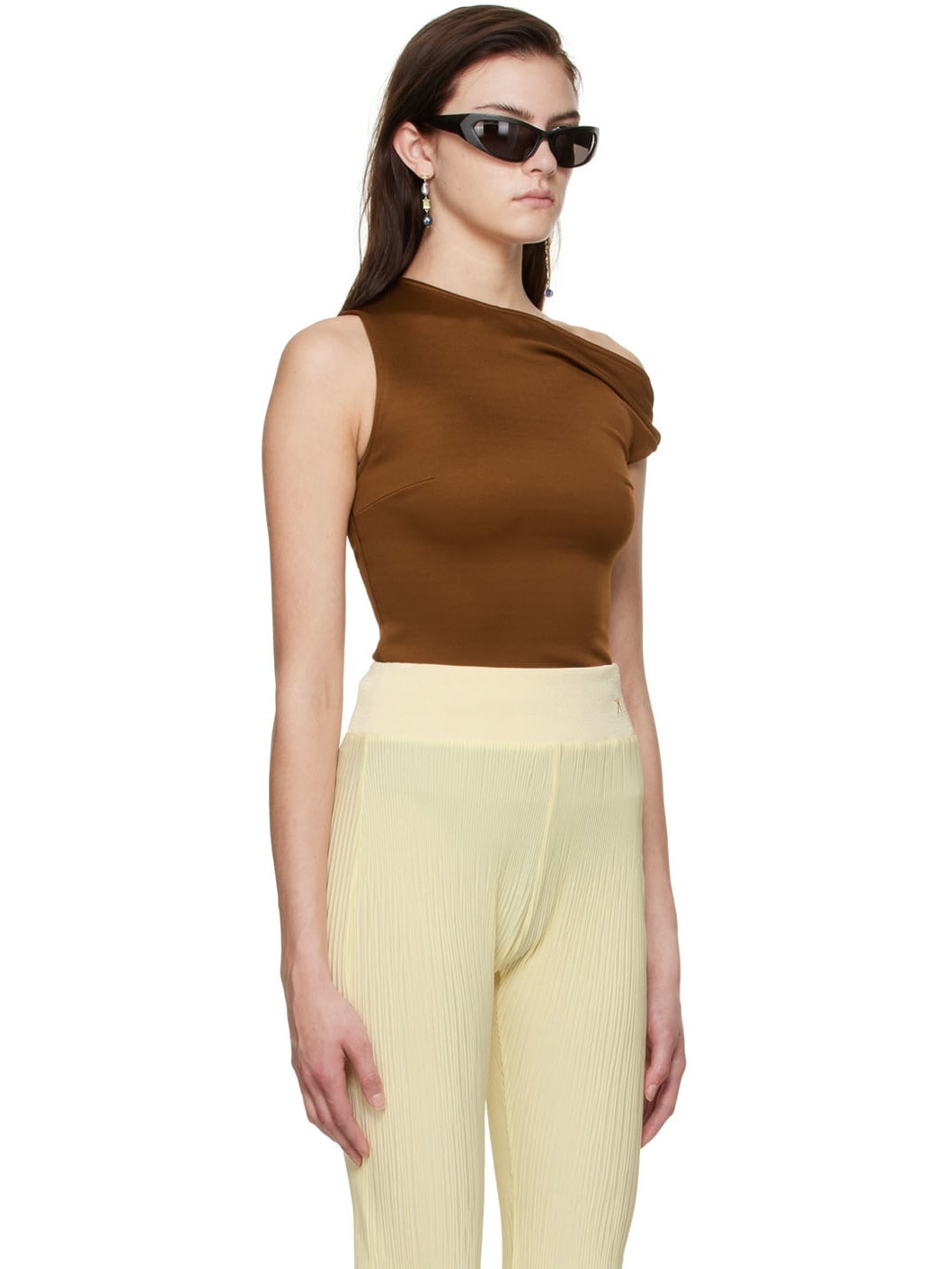 Tan Viscose T-Shirt - 2