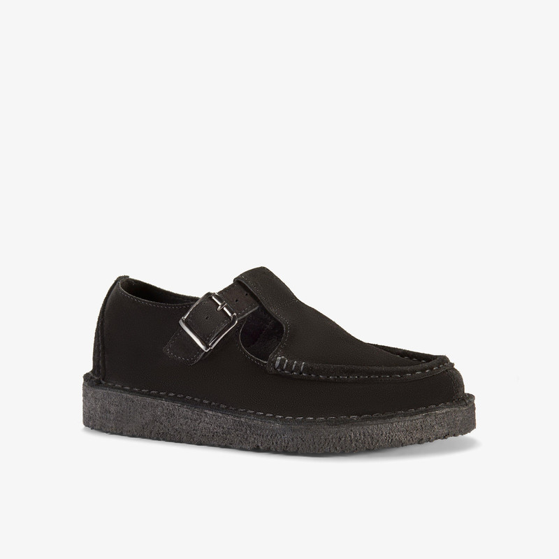 Nomad T Bar Black Suede 4