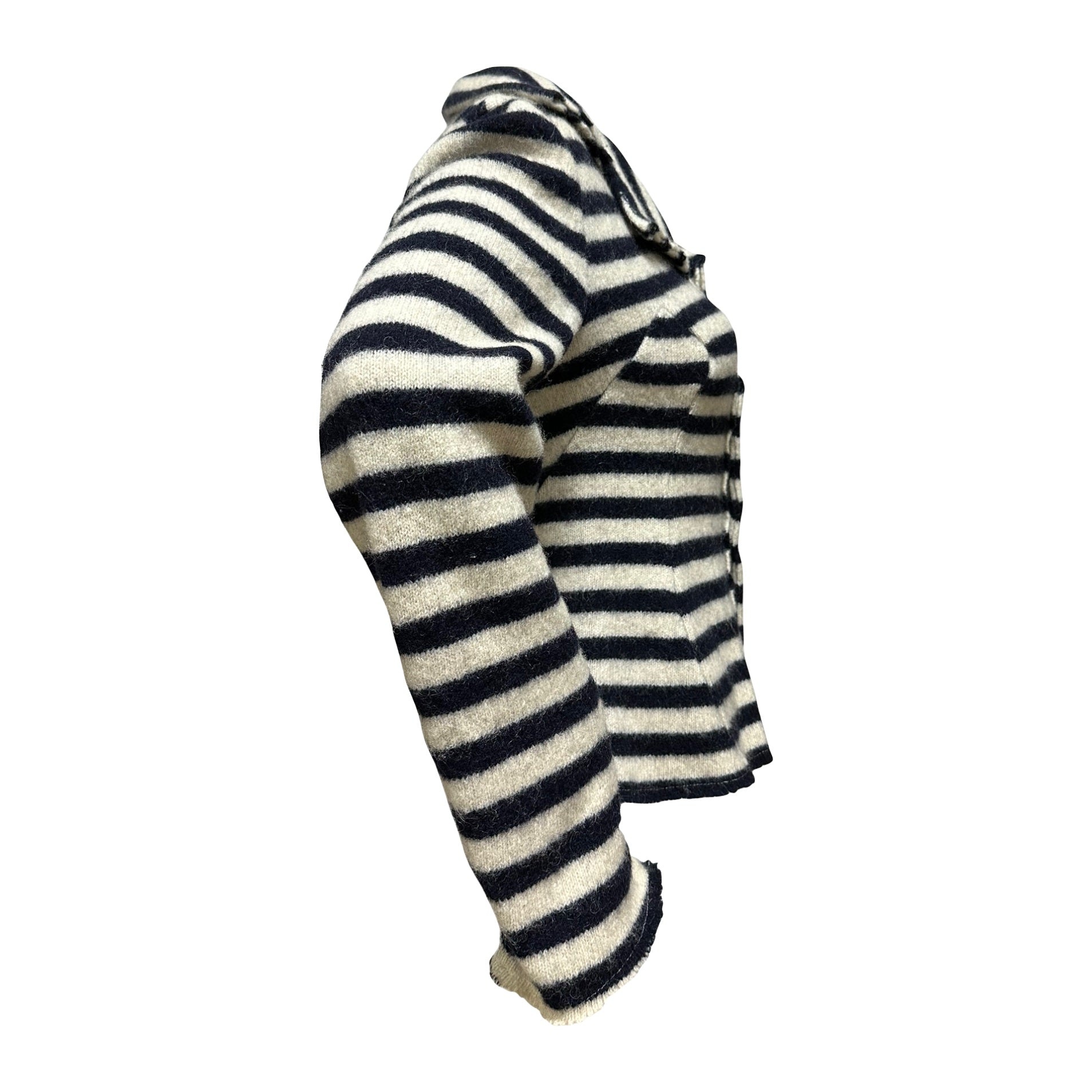 JUNYA WATANABE Fall Winter 2003 Striped Button Up Blazer Jacket - 3