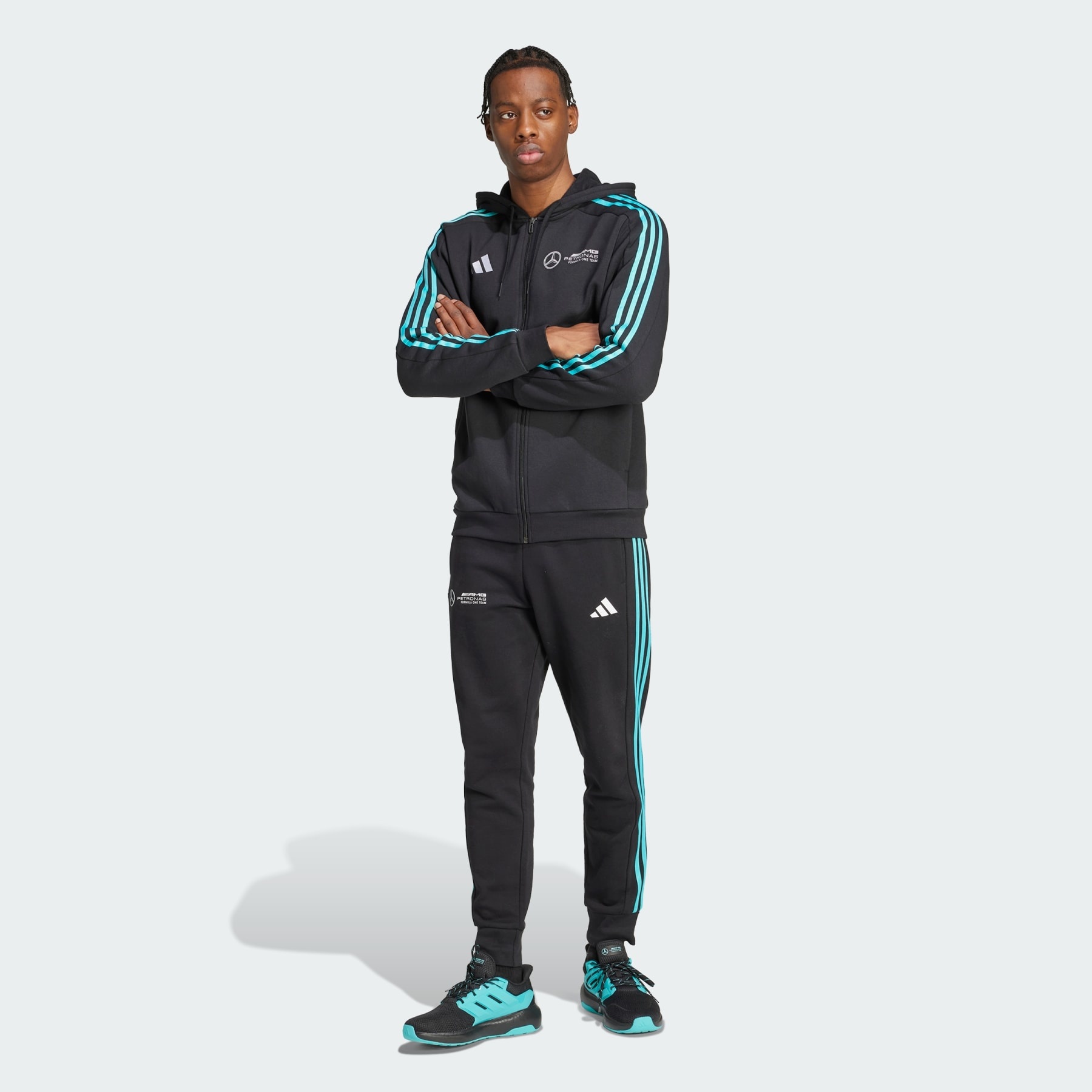 MERCEDES - AMG PETRONAS FORMULA ONE TEAM DNA FULL ZIP HOODIE - 5