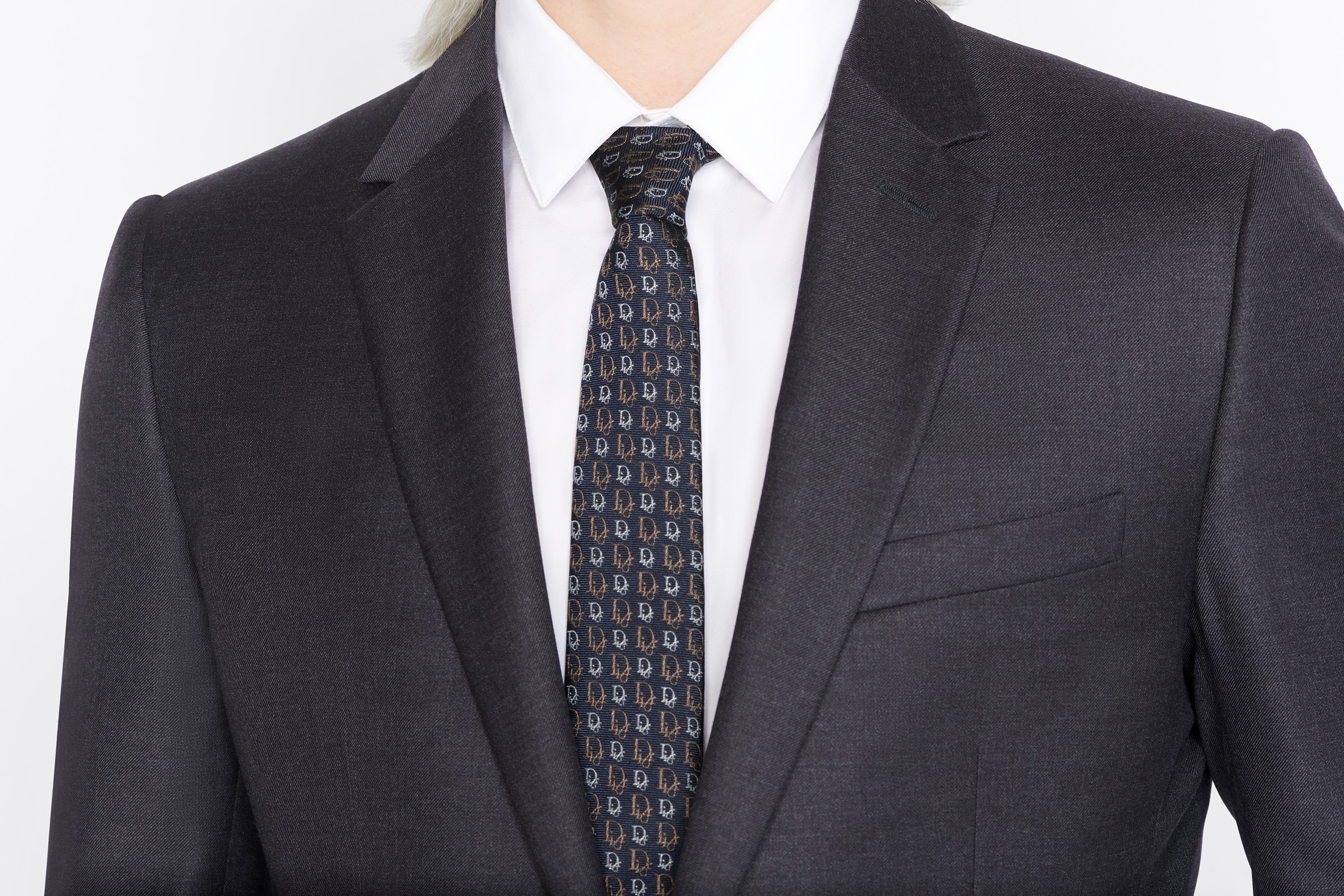 Micro Dior Oblique Tie - 3