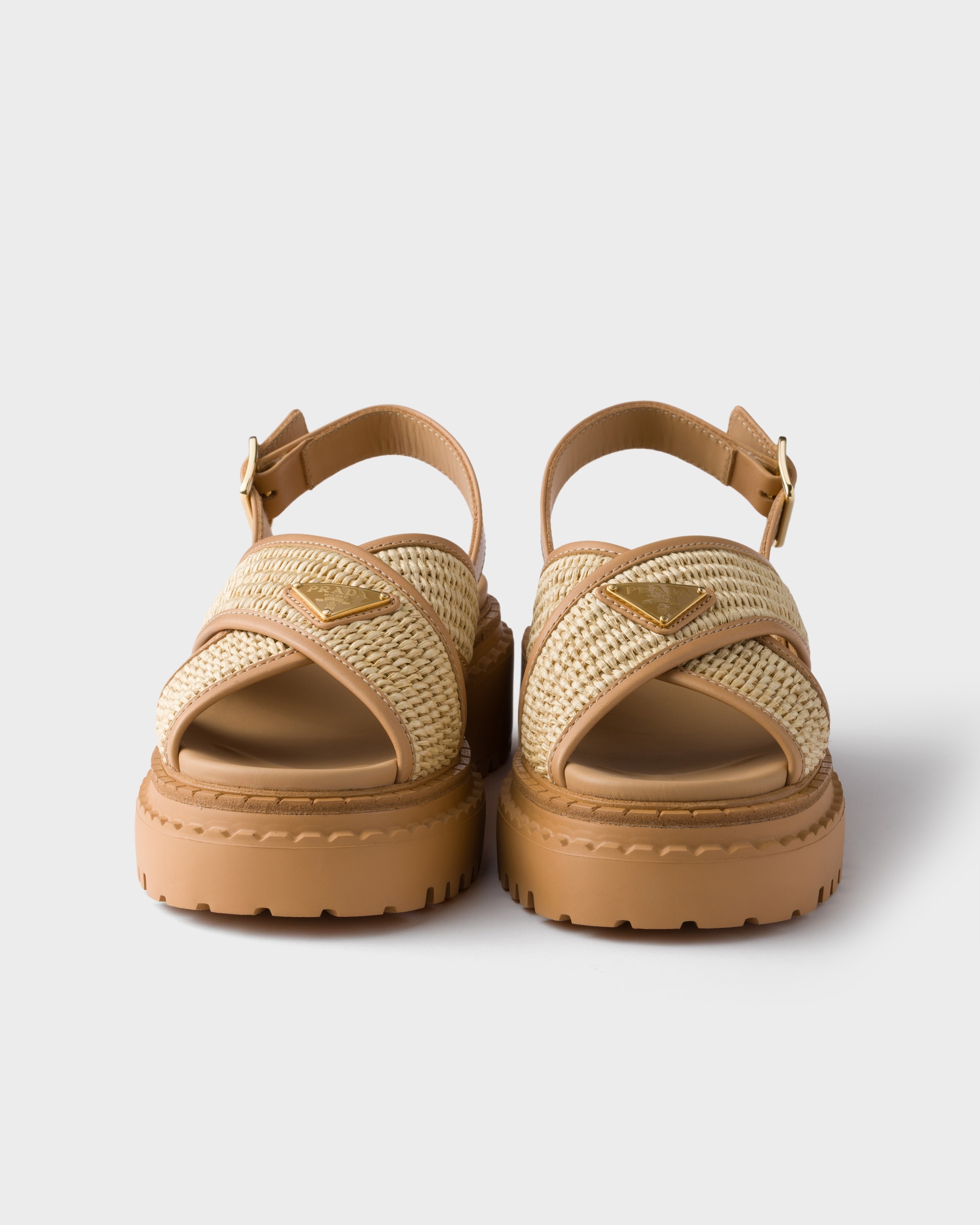 Crochet and leather sandals - 5