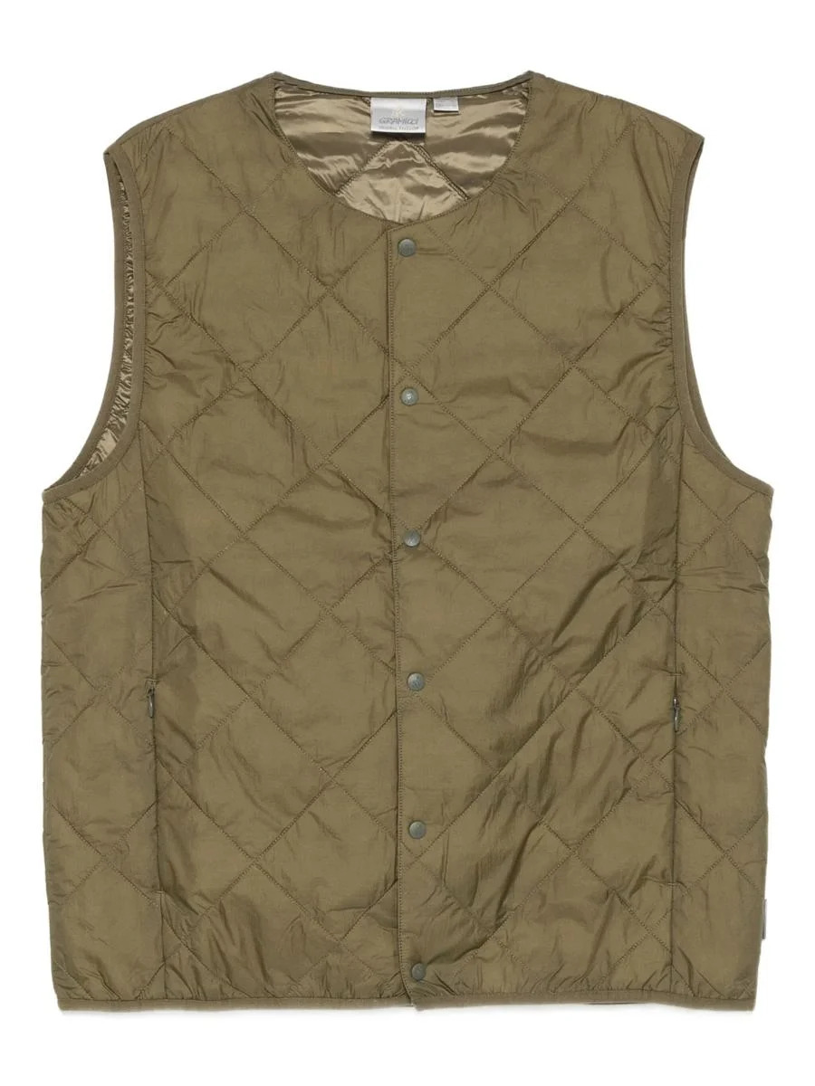 Gramicci Thermal Insulation Quilted Vest Clothing - 1