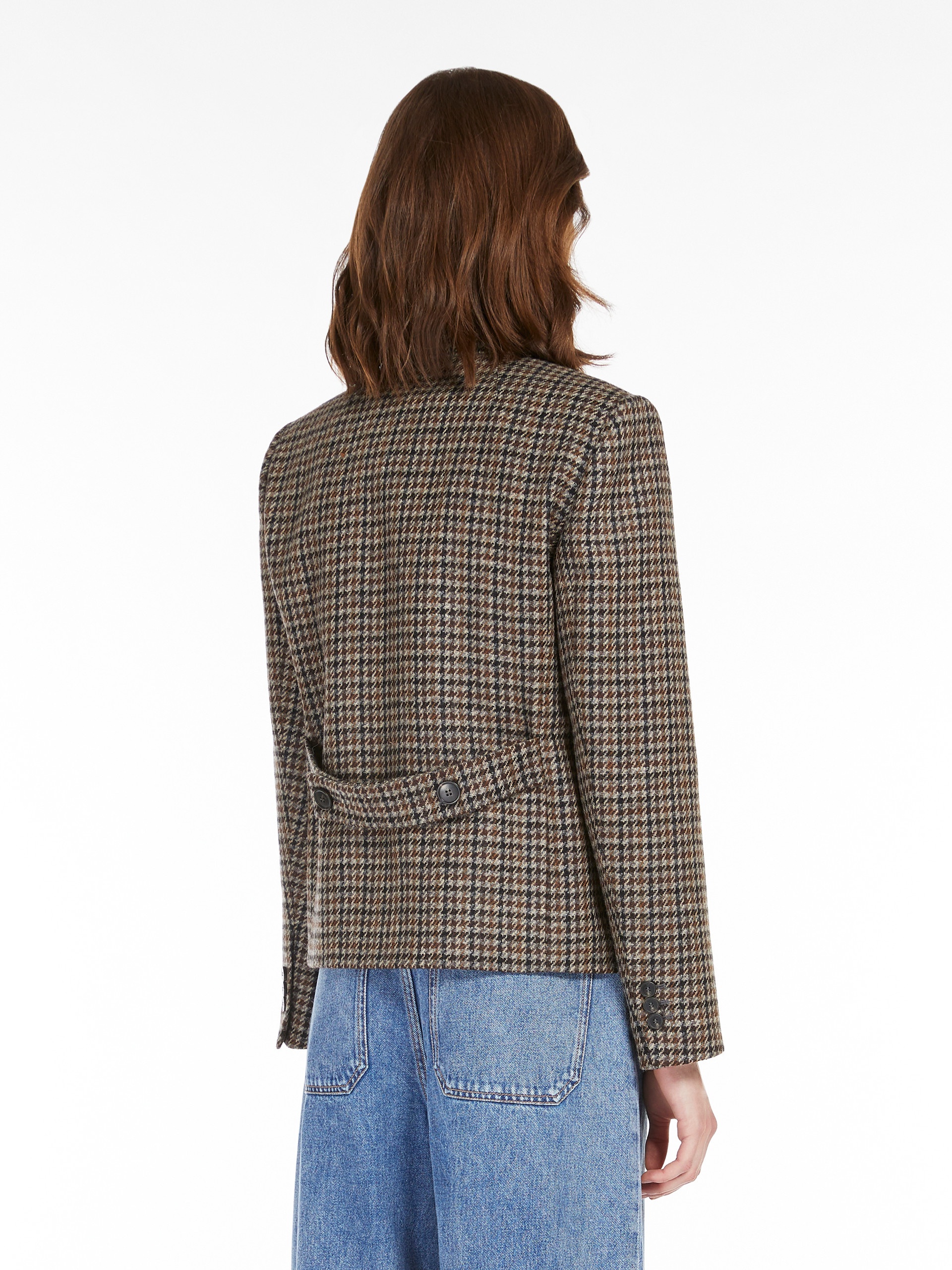 NAUSICA Wool-blend cropped jacket - 4