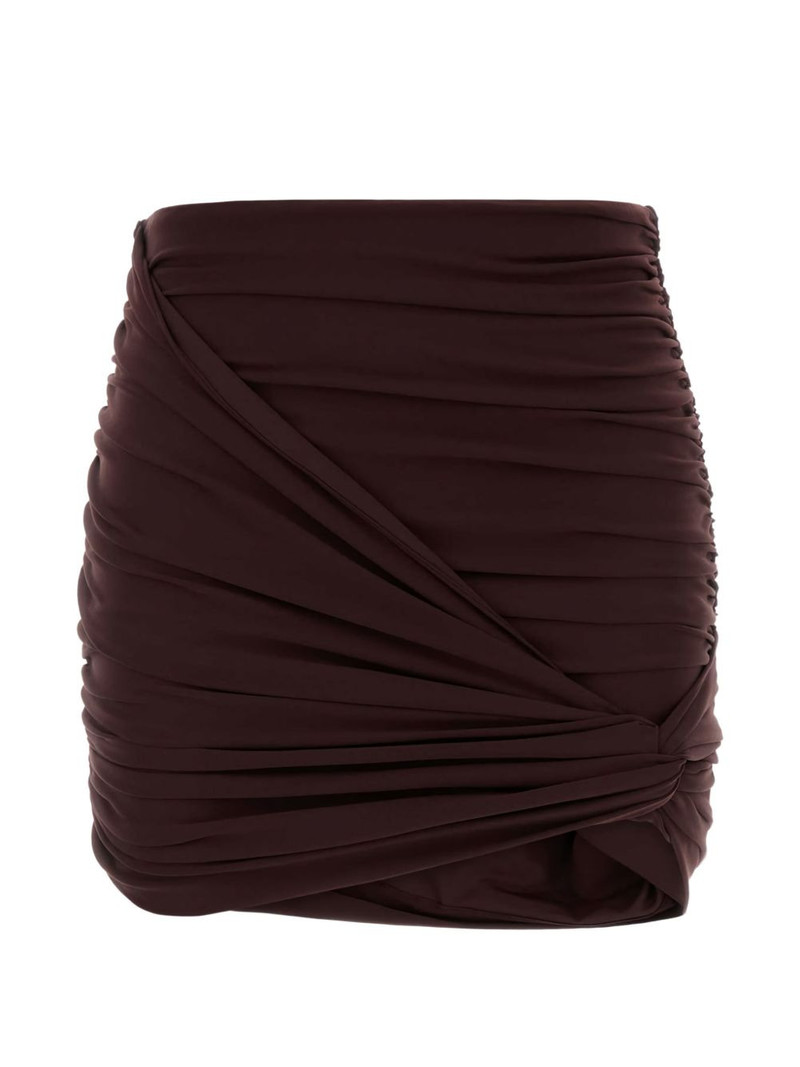 MAGDA BUTRYM draped ruched mini skirt outlook